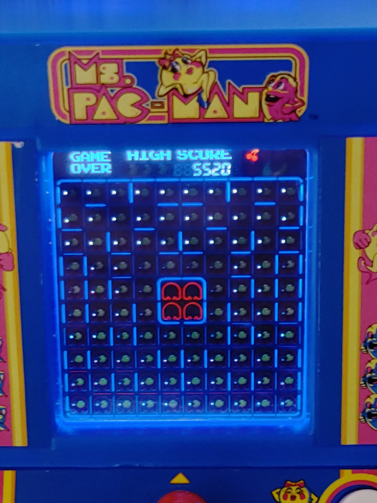 Ms. Pac-Man Retro Mini Arcade Handheld Game Bandai Namco – WORKS GREAT