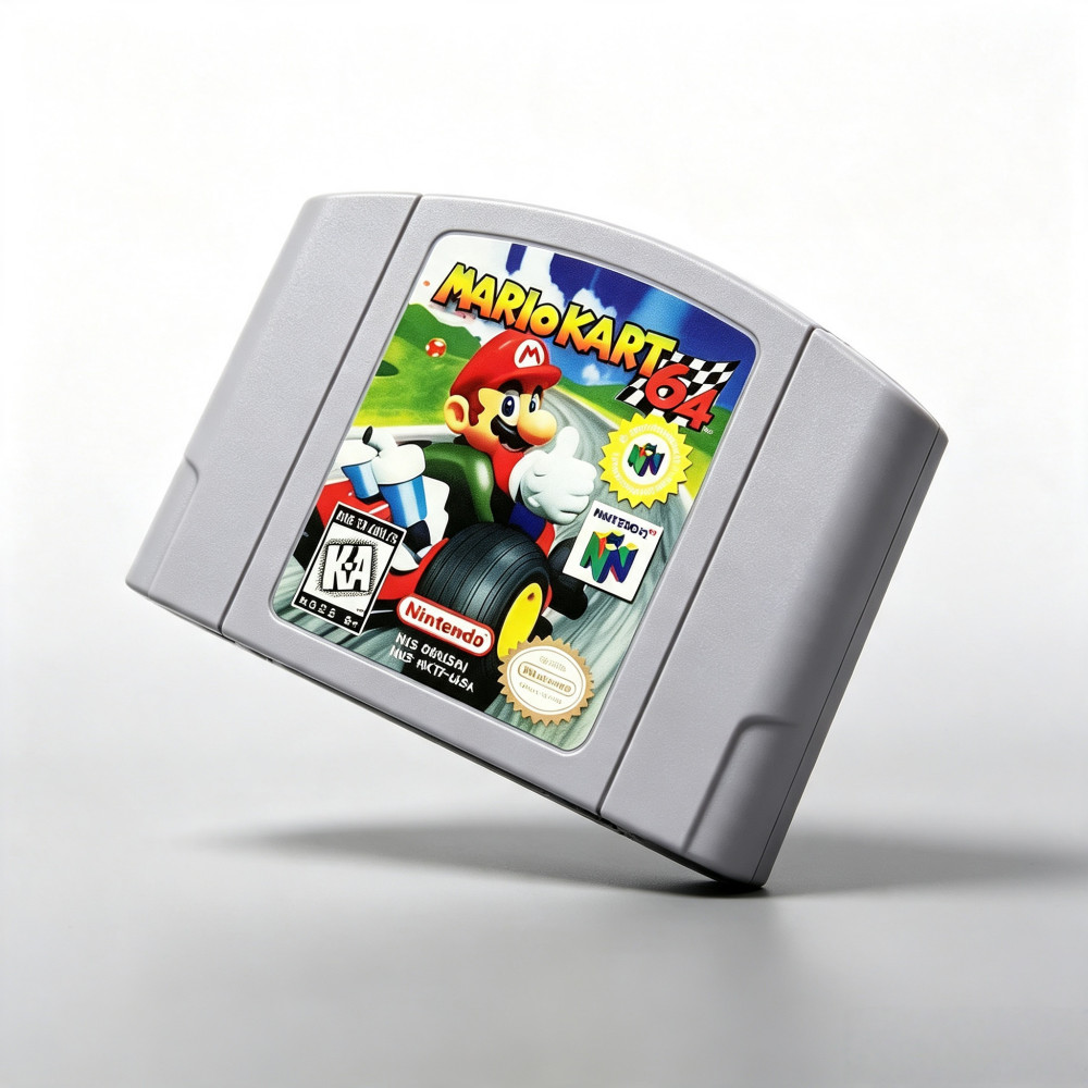 Mario Kart 64 Games Cartridge For Nintendo 64 Console US Version