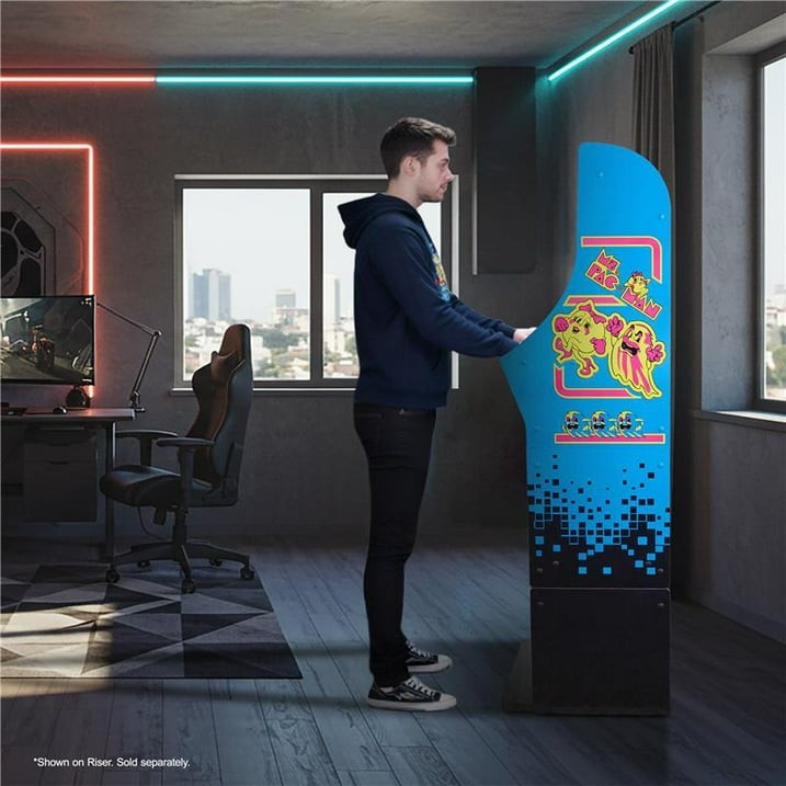 Arcade1Up Ms. PAC MAN Classic SE Arcade Machine – 4 Foot Cabinet 13 Classic Game