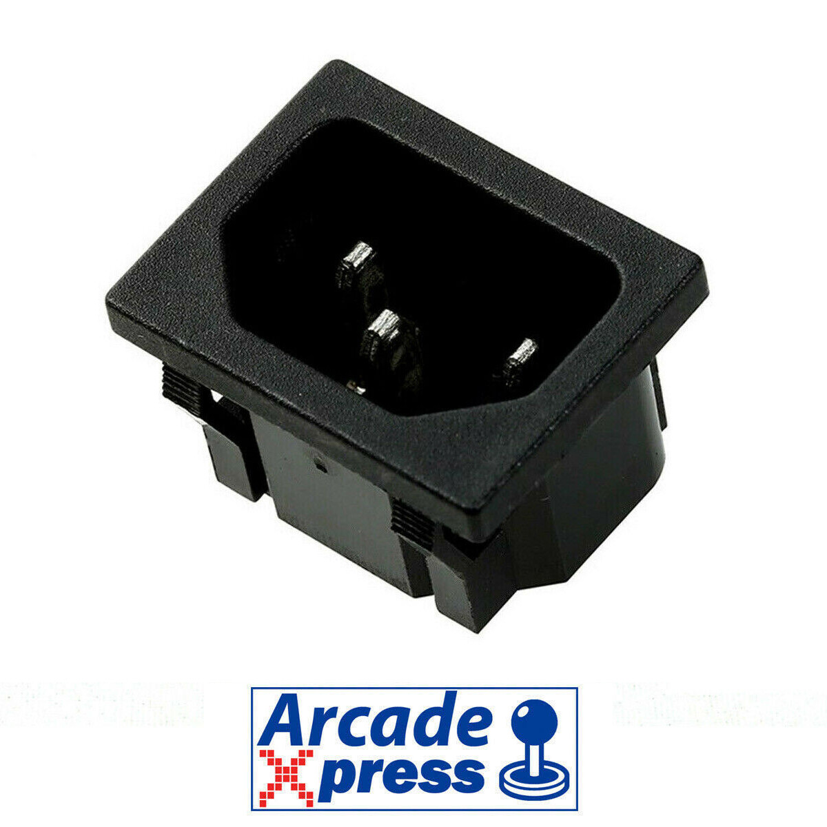 SS 120 C14 Connector Plug Male Machine Arcade Panel Bartop Cabinet 250V 10A