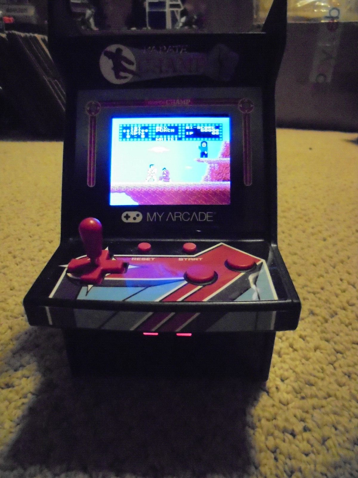 MY ARCADE KARATE CHAMP MINI HANDHELD GAME~BASIC FUN~NEW WAVE TOYS~NUMSKULL~L@@K!