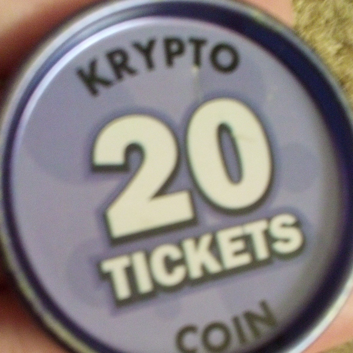 Andamiro krypto arcade coin lot 100 20 and 10 tickets coins 3 piece coin set