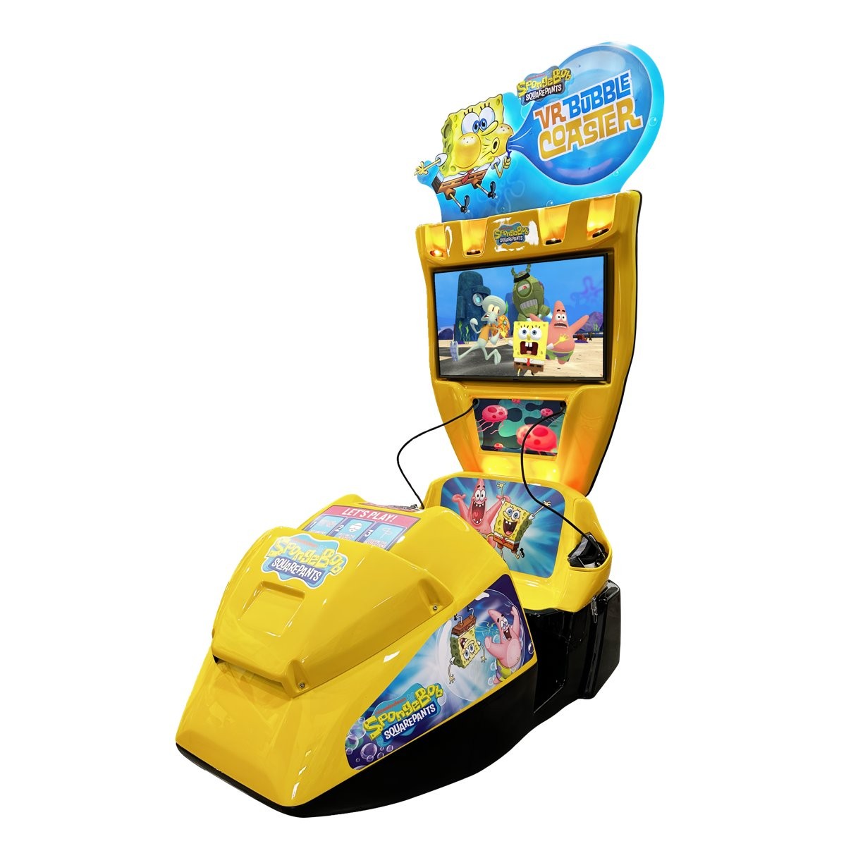 Andamiro SpongeBob VR Bubble Coaster Arcade Driving Game