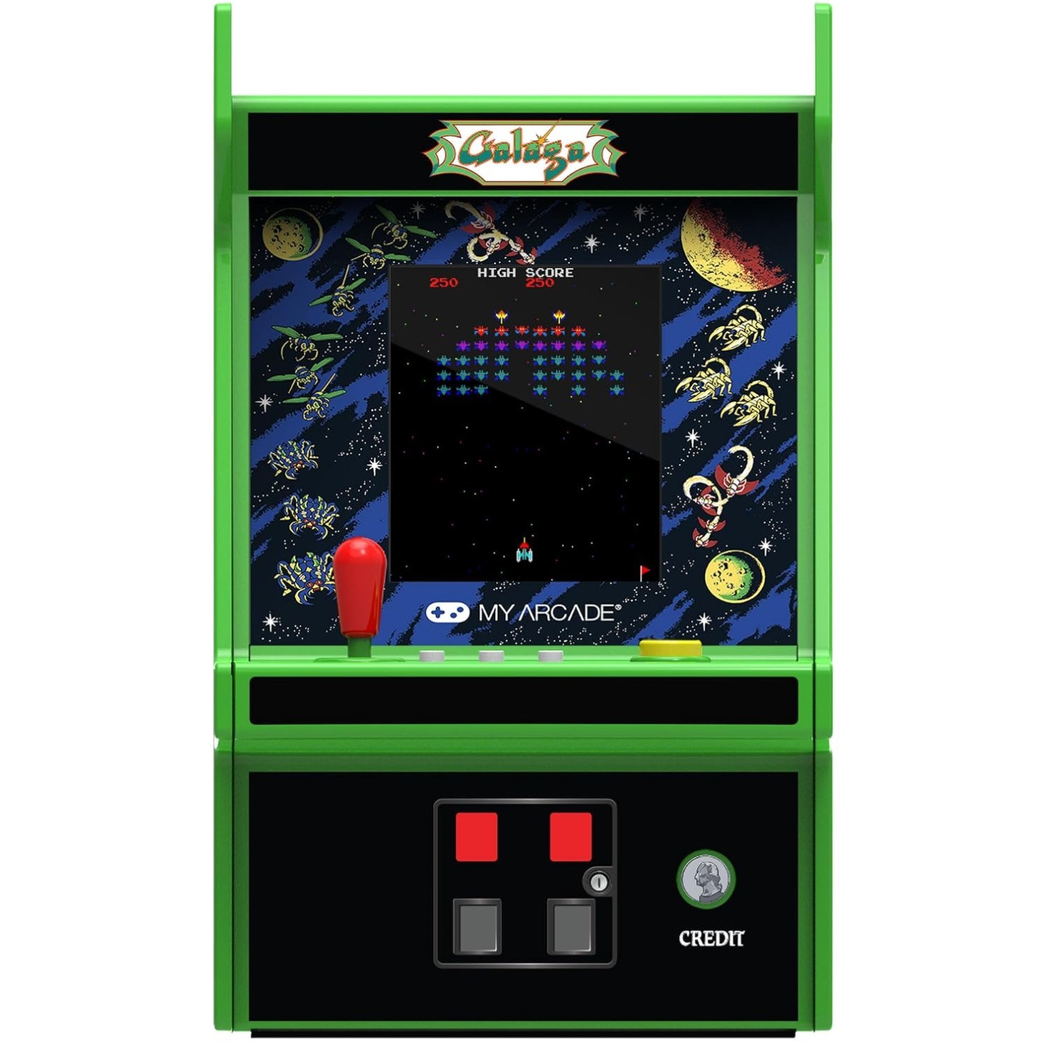 Galaga & Galaxian Mini Arcade Cabinet