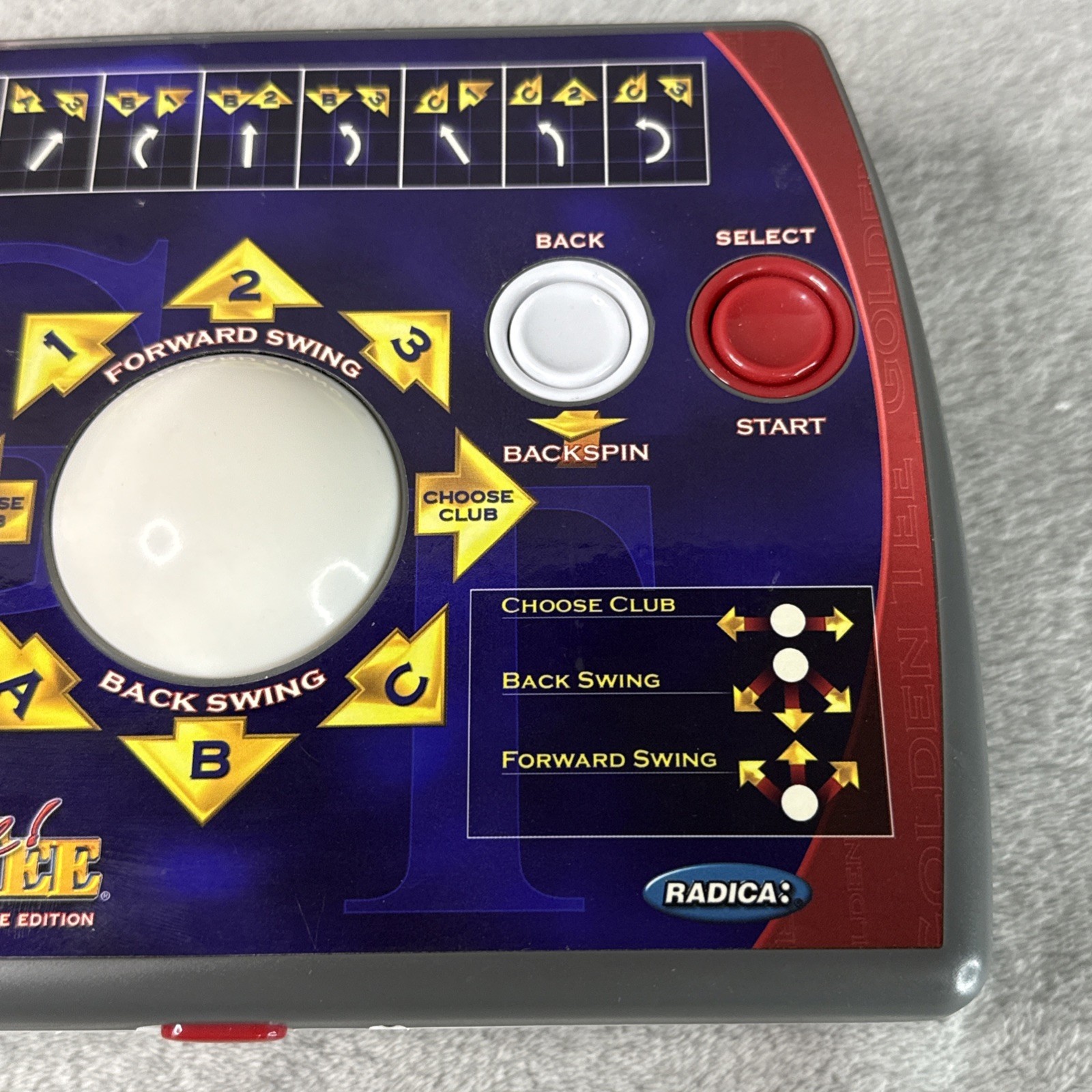 GOLDEN TEE Plug & Play Arcade Golf Game Home Edition Radica 2005 Tested Working