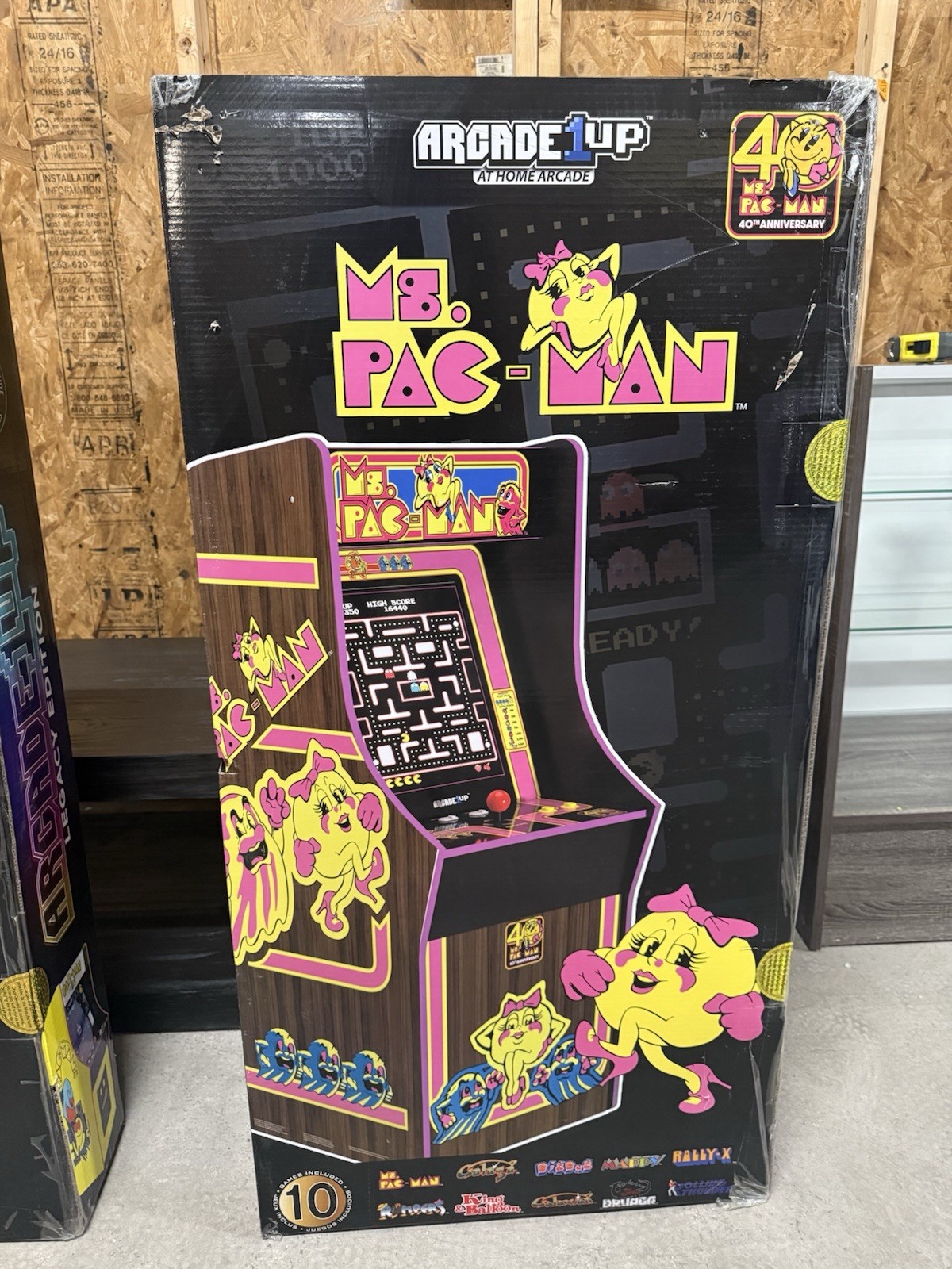 Arcade1up Ms Pac Man 40th Anniversary Edition New In The Box