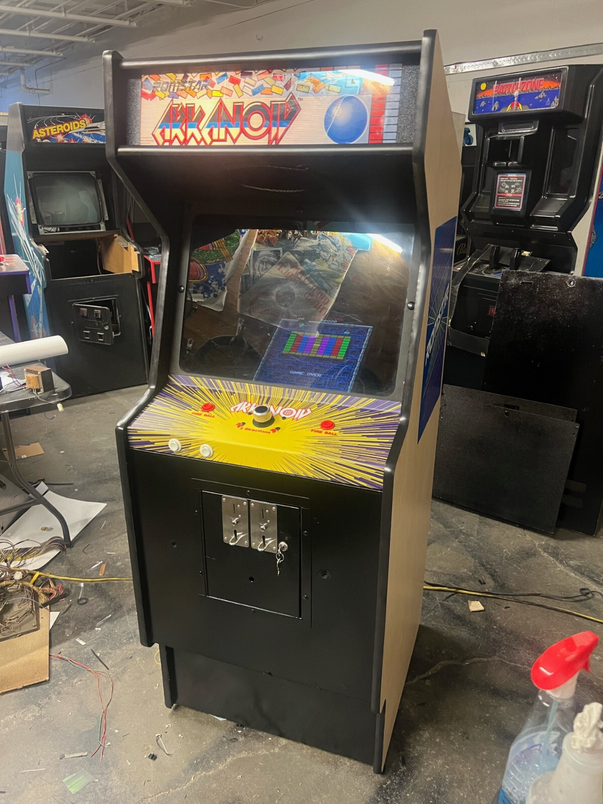 ARKANOID ARCADE MACHINE by TAITO/ROMSTAR (Excellent Condition) *RARE*