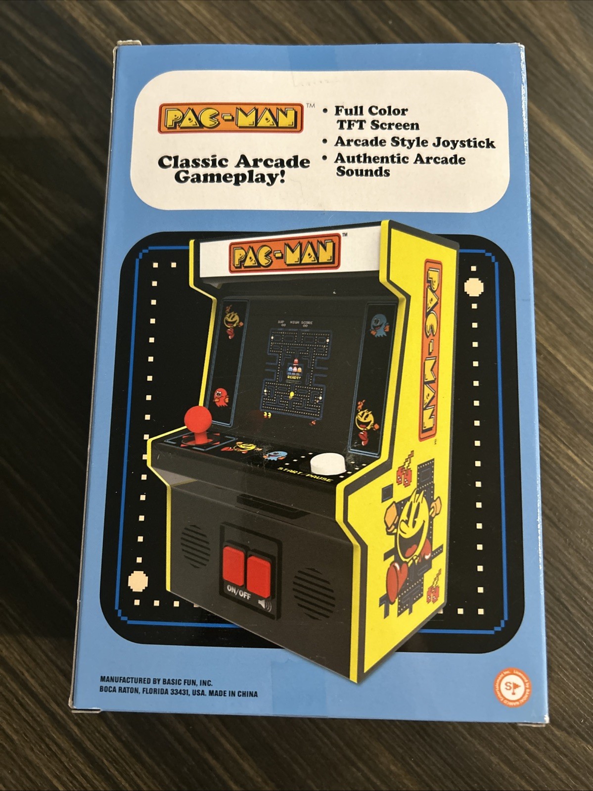 PAC-Man Arcade Classics Full Color Screen Mini Arcade