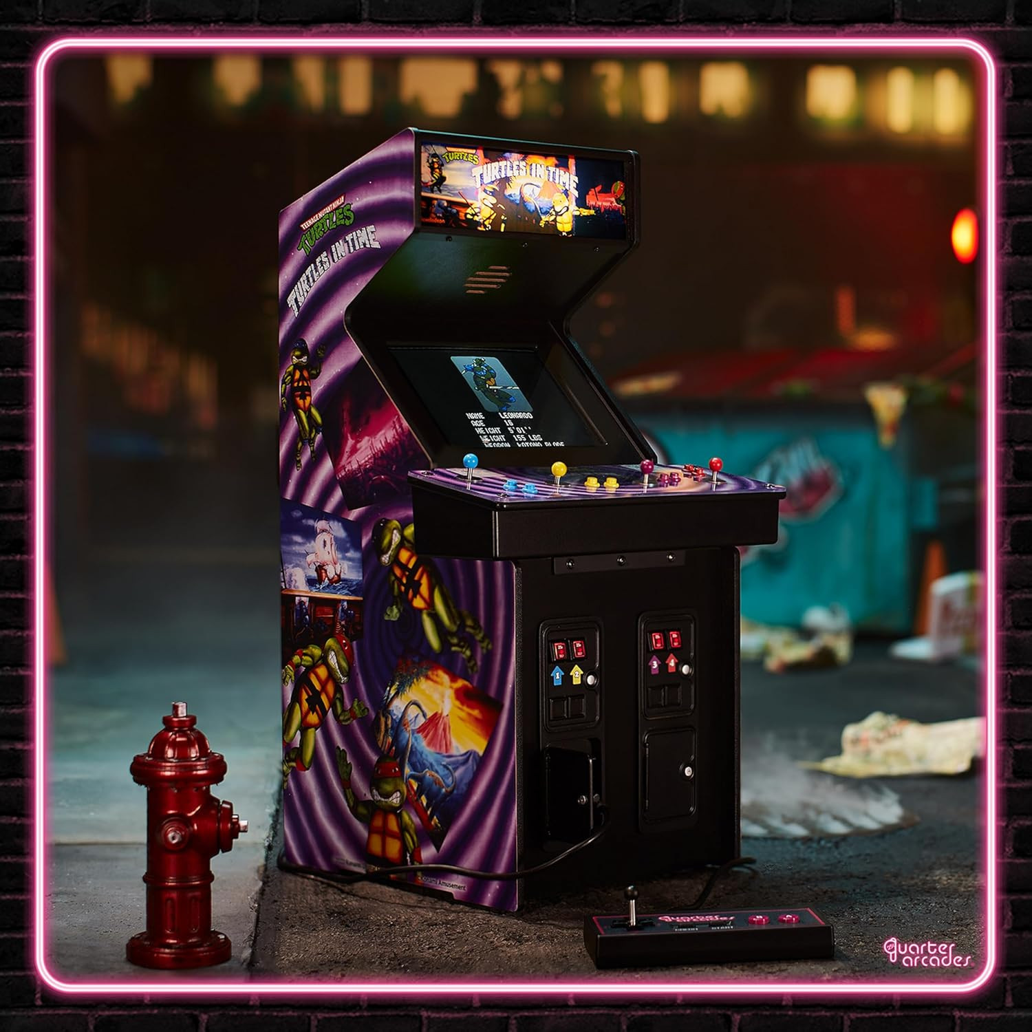 Numskull TMNT Turtles in Time Collector’S Edition Mini Arcade – 1/4 Scale Authe