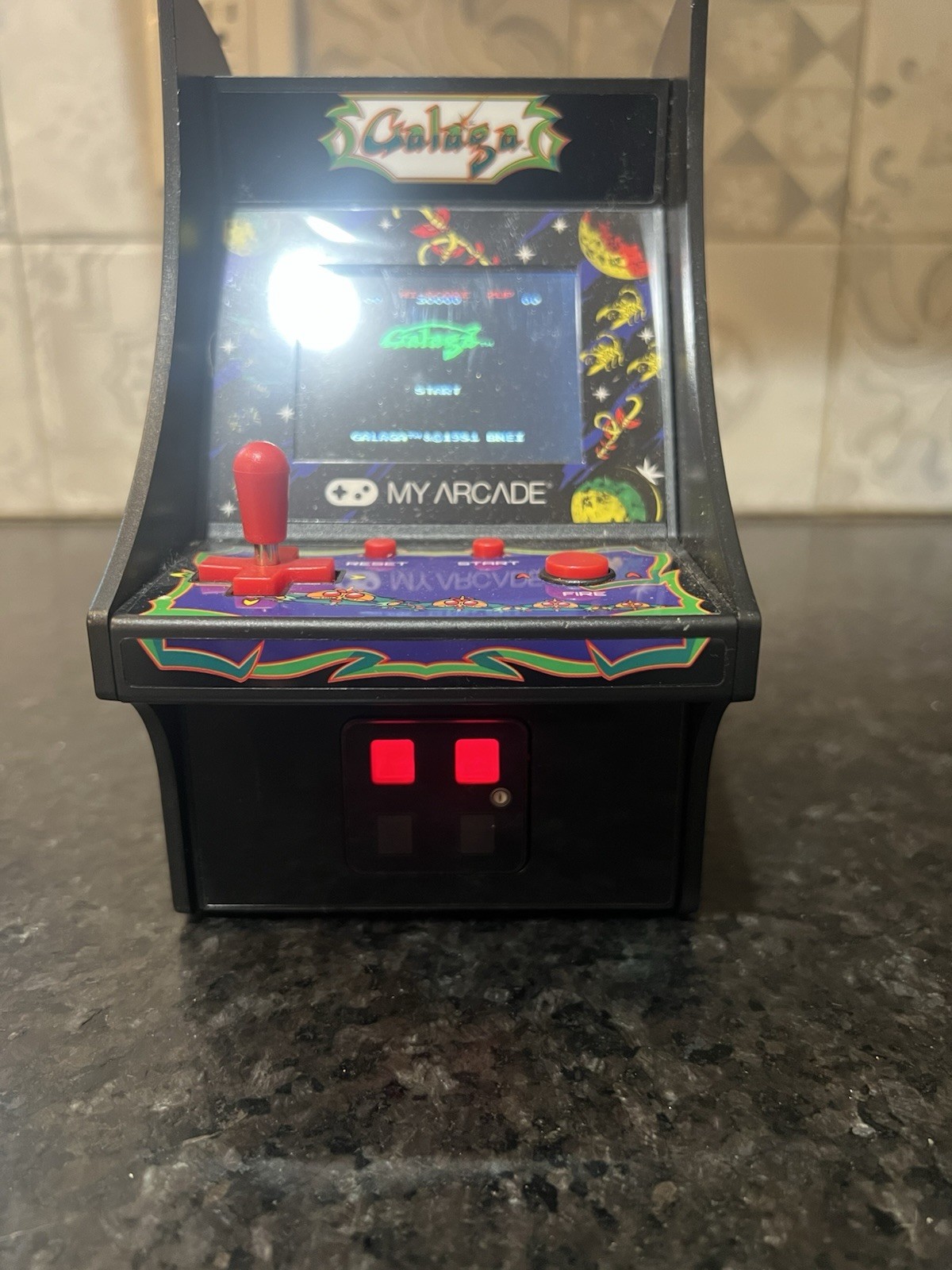 Vintage 90s Mini Galage Fun Arcade Game Mini