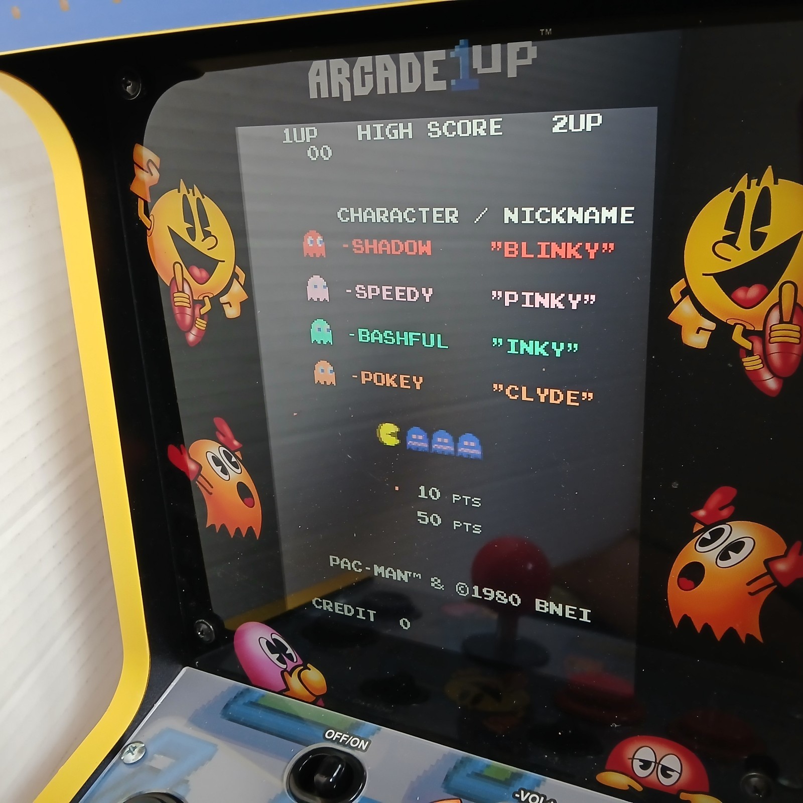 Arcade1Up 8″ Pac-Man 5-in-1 Countercade Arcade Machine Mania Dig Dug Galaga 88