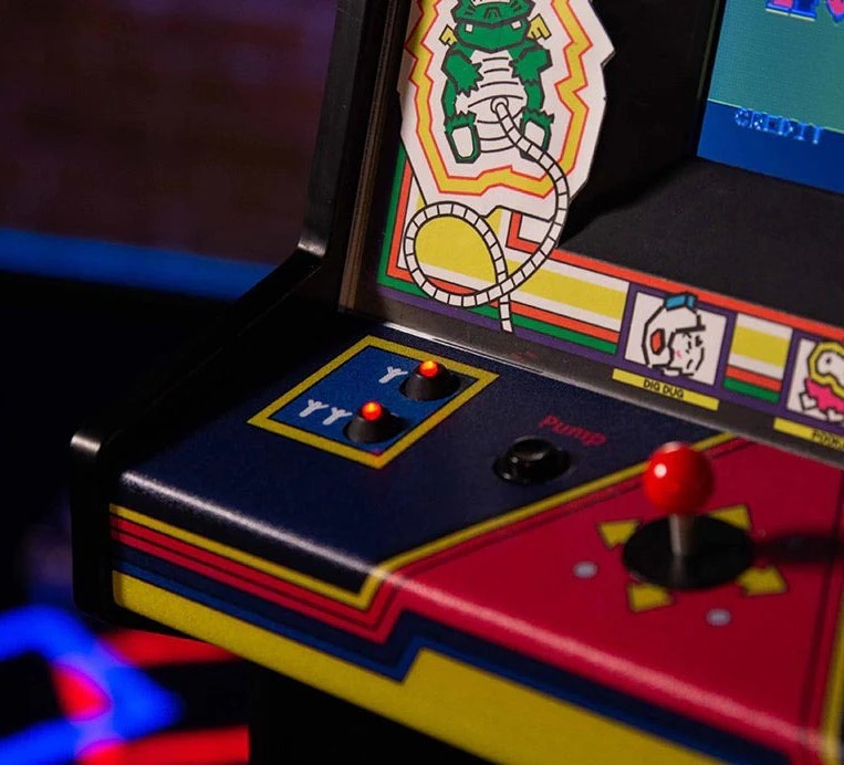 Official Dig Dug Quarter Size Arcade Cabinet