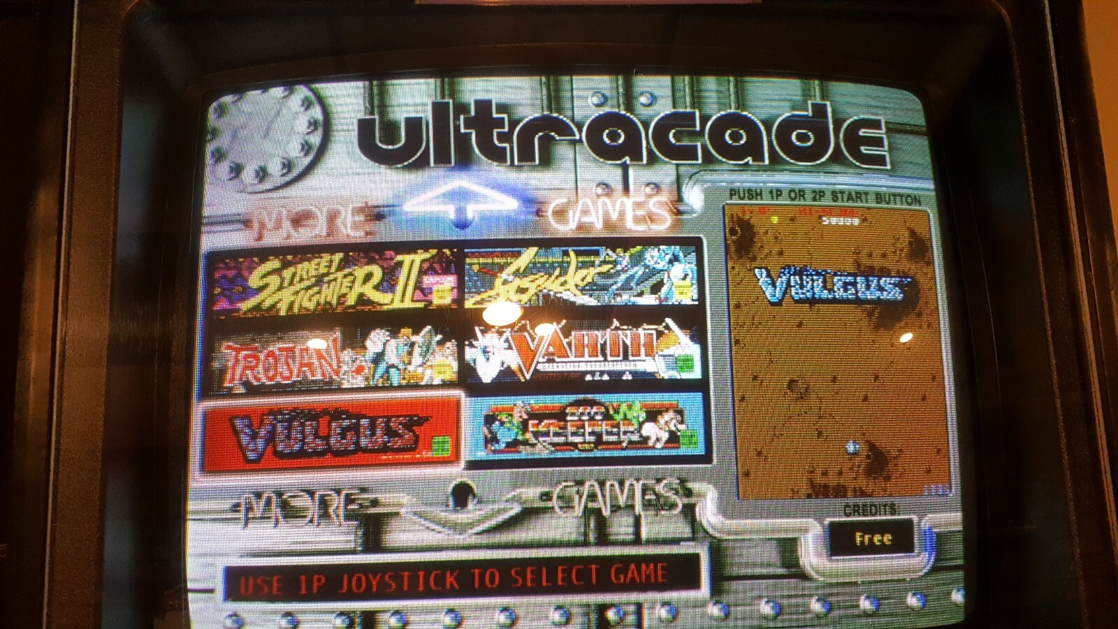 Original Ultracade Arcade Game – Multi Game System 40 Games Upgradeable