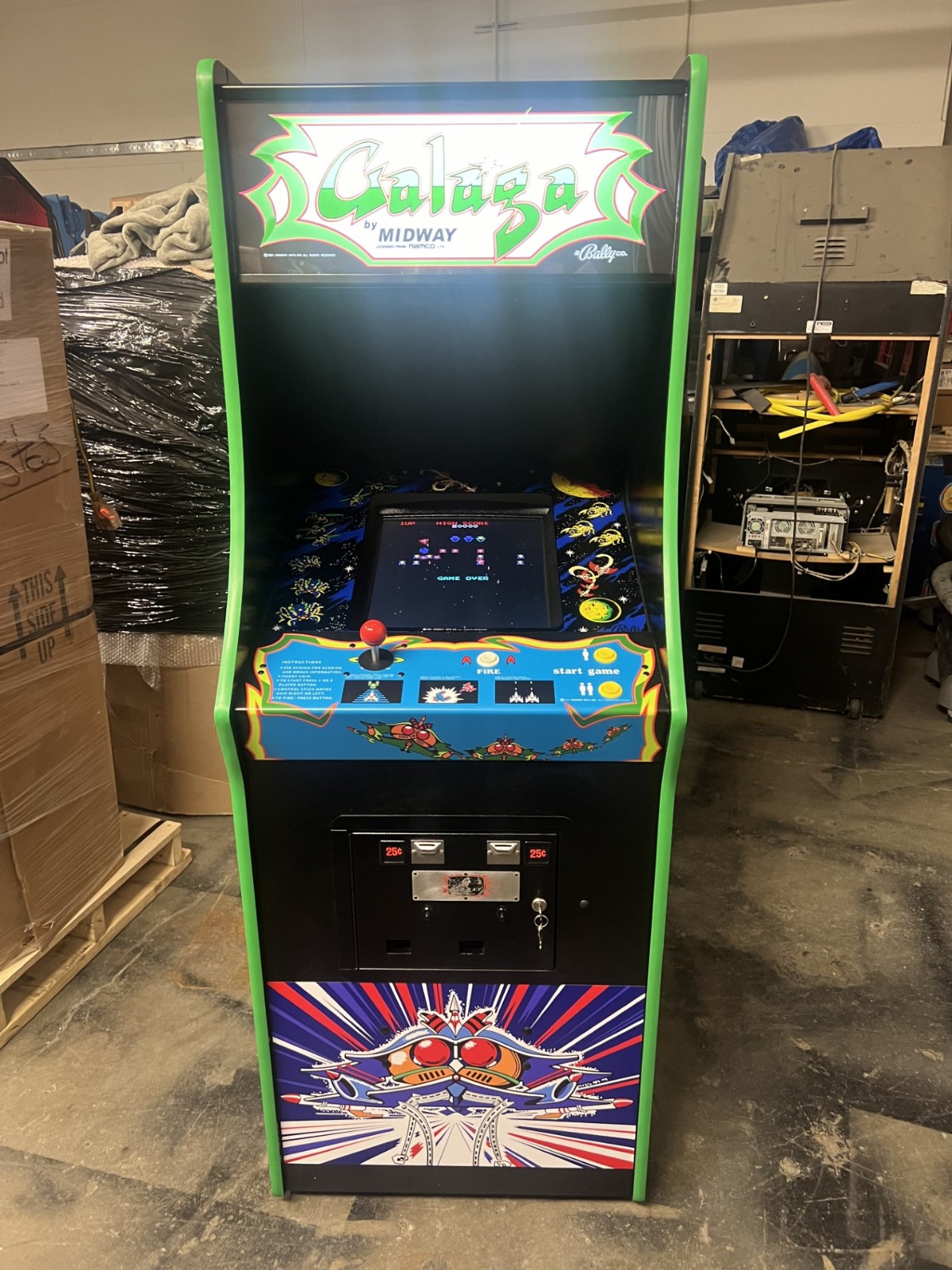 GALAGA ARCADE MACHINE by NAMCO (Excellent Condition) *RARE*