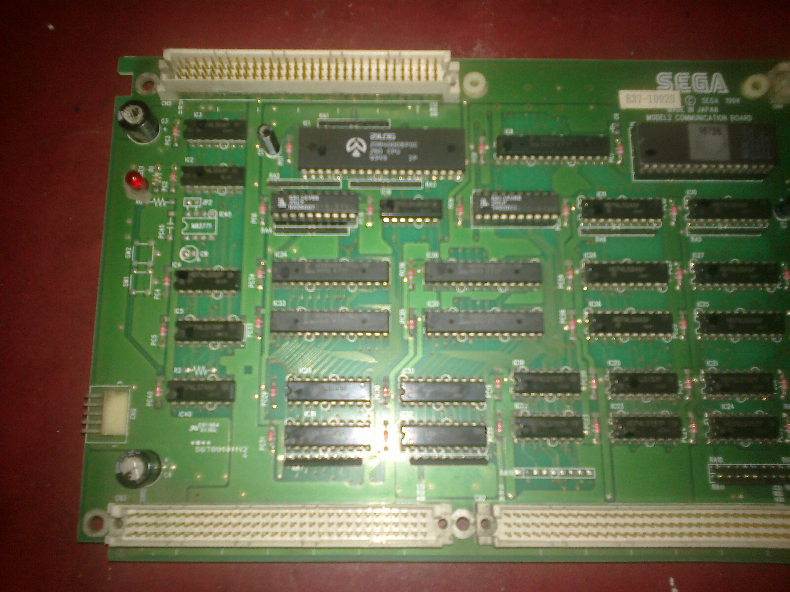 SEGA RALLY CHAMPIONSHIP DEDICATED COMMUNICATION BOARD PCB ARCADE GAME 837-10920
