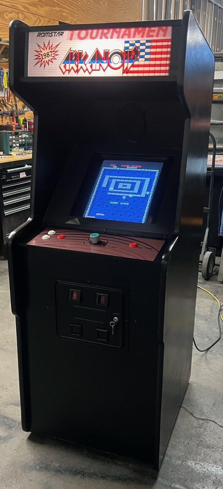 ARKANOID ARCADE MACHINE by TAITO/ROMSTAR (Excellent Condition) *RARE*