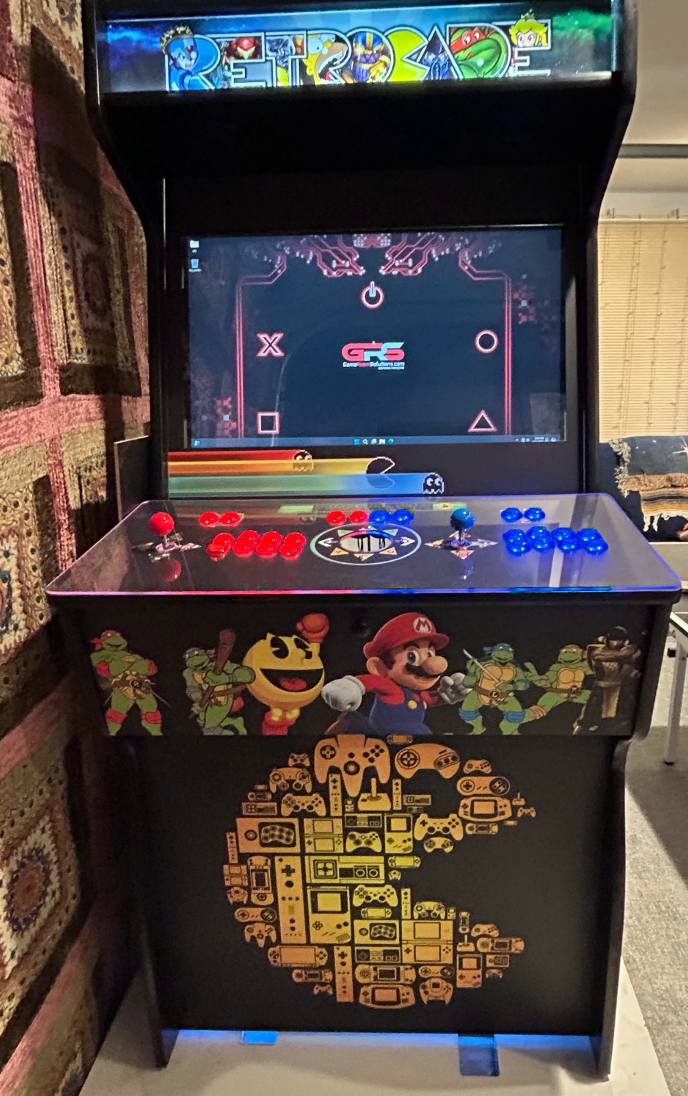 Upright GameMaster 2 Player Arcade Machine