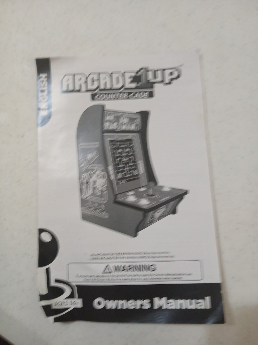 Arcade 1up 8261 Ms Pac-Man Tabletop Arcade GameSystem 16″ Tested – works