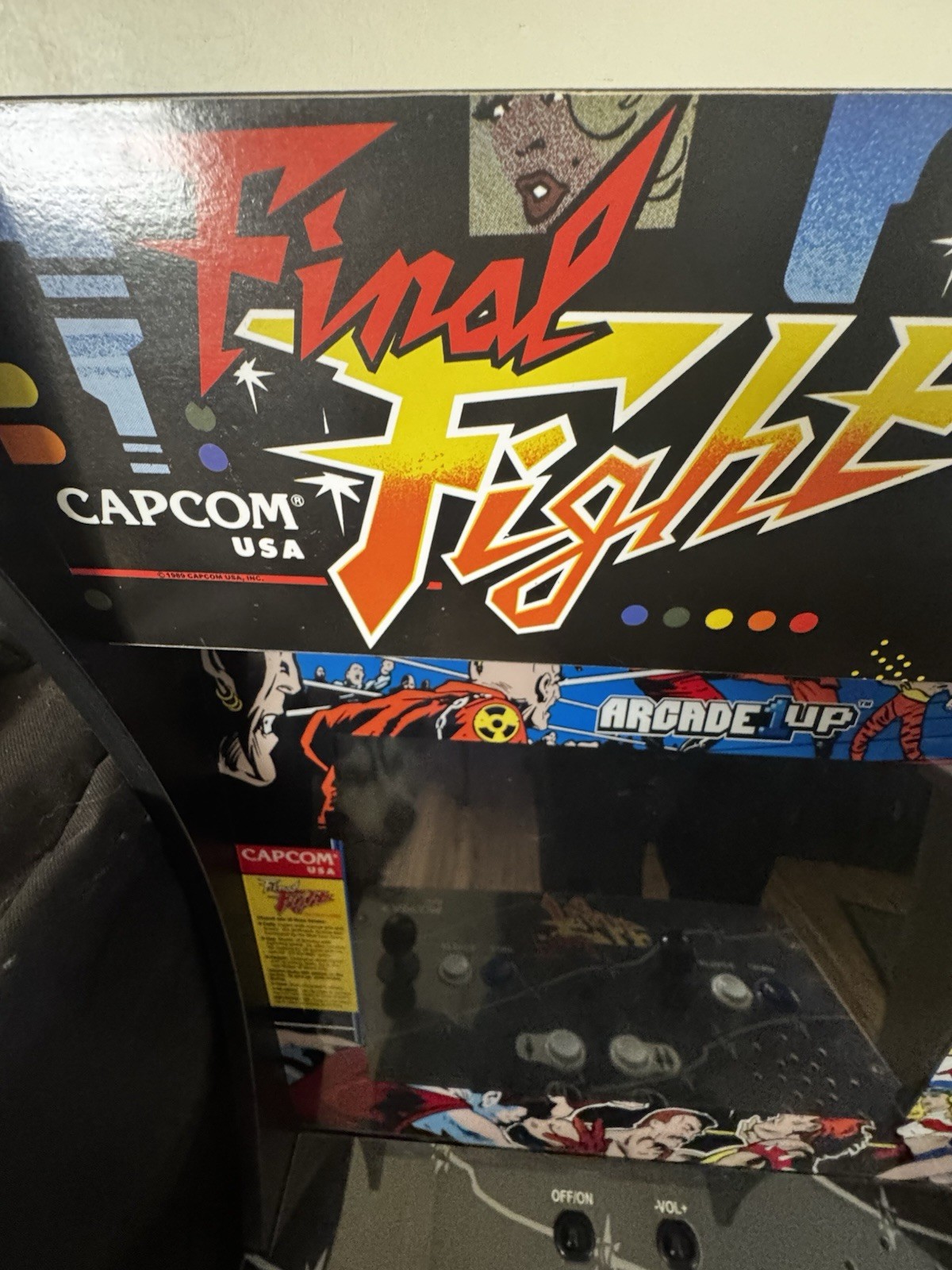 Arcade1Up Final Fight Collectible Video Arcade Machine Cabinet (Reproduction)