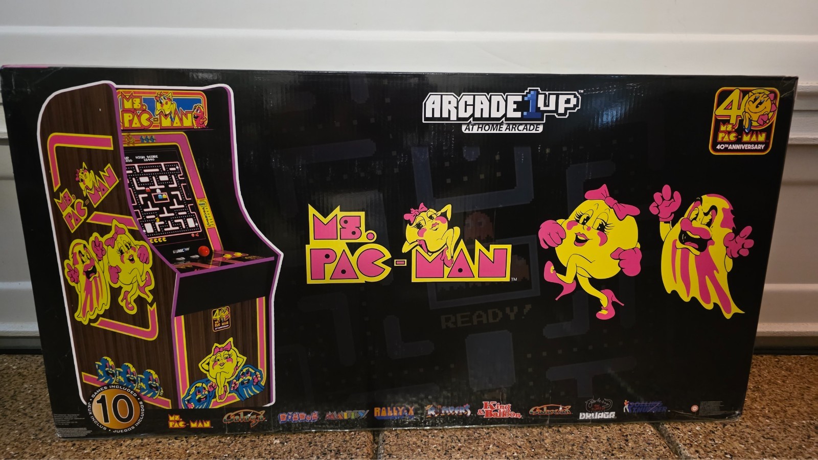 Arcade1up Ms PacMan Special 40th Anniversary Edition – New In Box