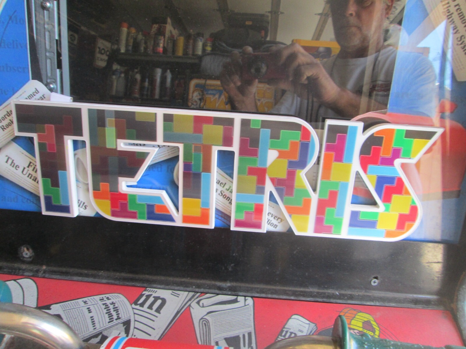 Tetris Prism ARCADE GAME Wood COOL SIGN VINTAGE LOOK VIDEO PINBALL AMUSEMENT