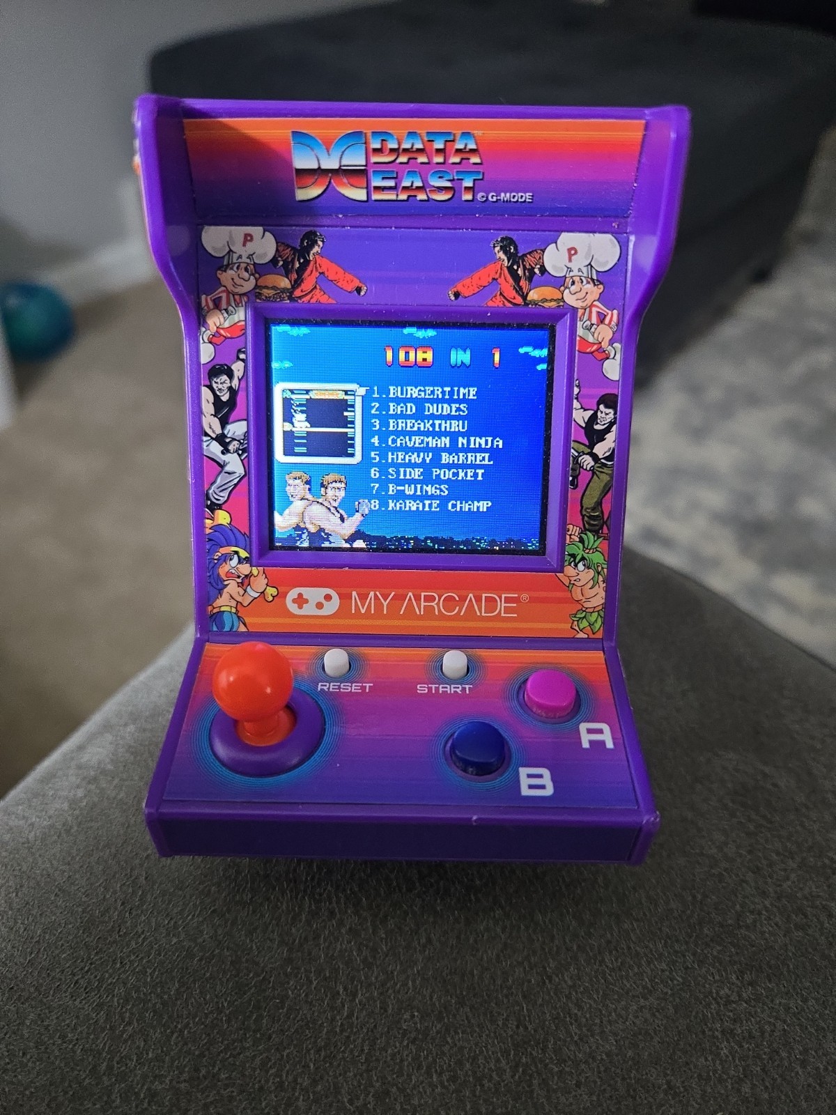 MyArcade Data East Hits Playable Mini Arcade Machine TESTED & WORKS!