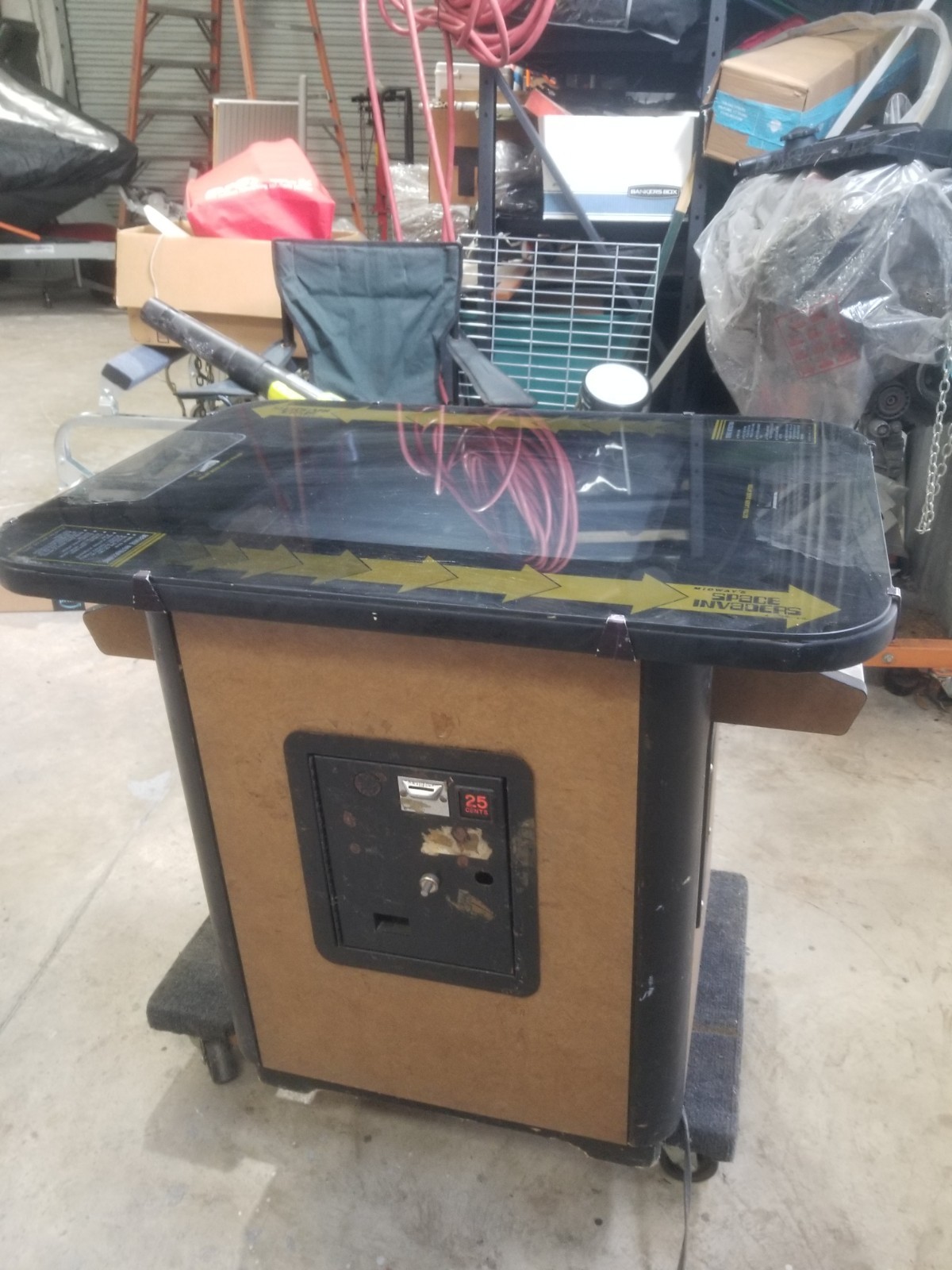 SPACE INVADERS Cocktail Table ARCADE MACHINE MIDWAY 1978