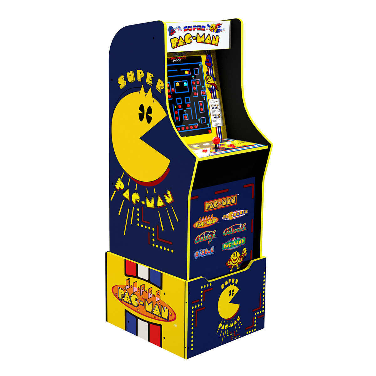 ARCADE1UP Super Pac-Man Galaga Dig Dug Light up Marquee 7 Games in 1 + RISER ✅✅✅