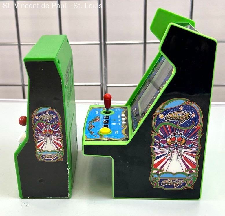 Set of 2 Mini Arcade Galaga Mini AHand Held Arcade Video Machine Collectible