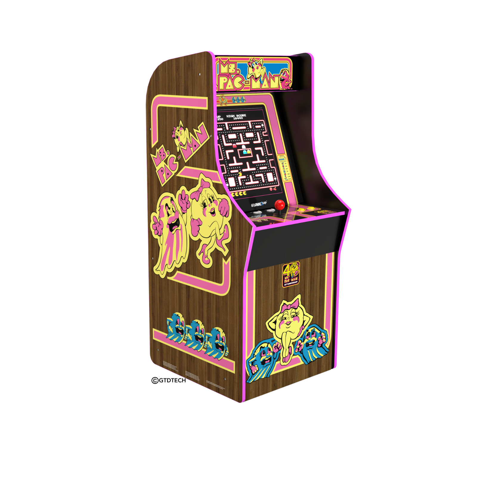 Ms PacMan Arcade1Up Special 40th Anniversary Edition ARCADE 10 GAMES