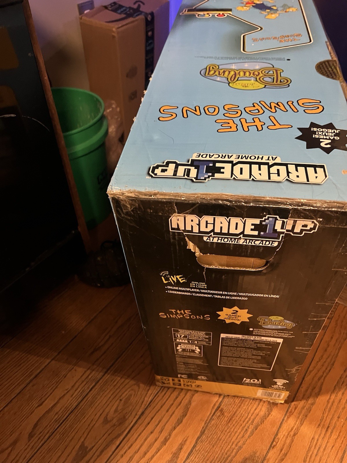 Arcade1up The Simpsons 4-Player Video Arcade Machine SEALED NEW IN ORIGINAL BOX
