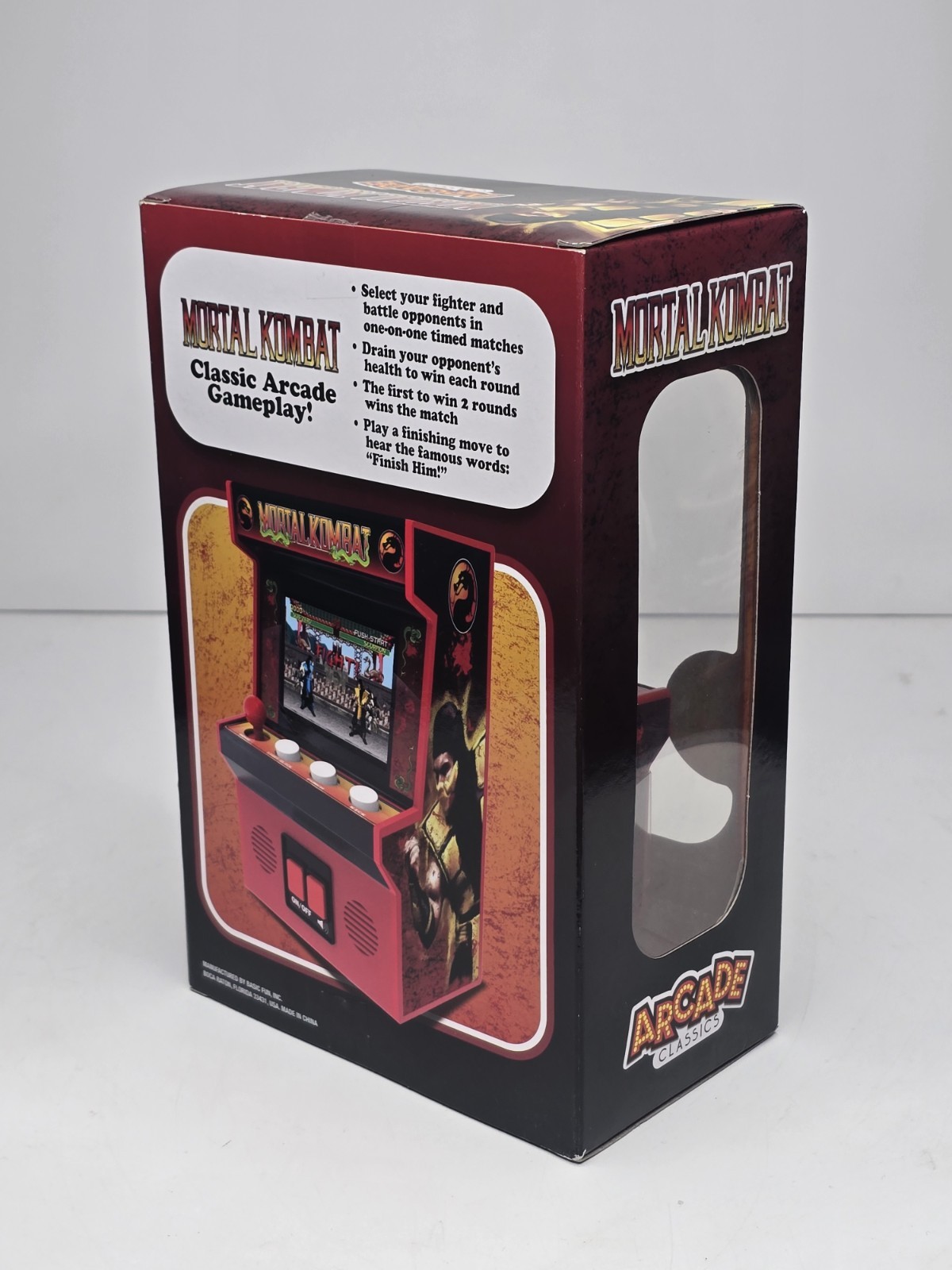 Mortal Kombat Klassic Mini Arcade Classics Basic Fun 90’s Video Game WB New