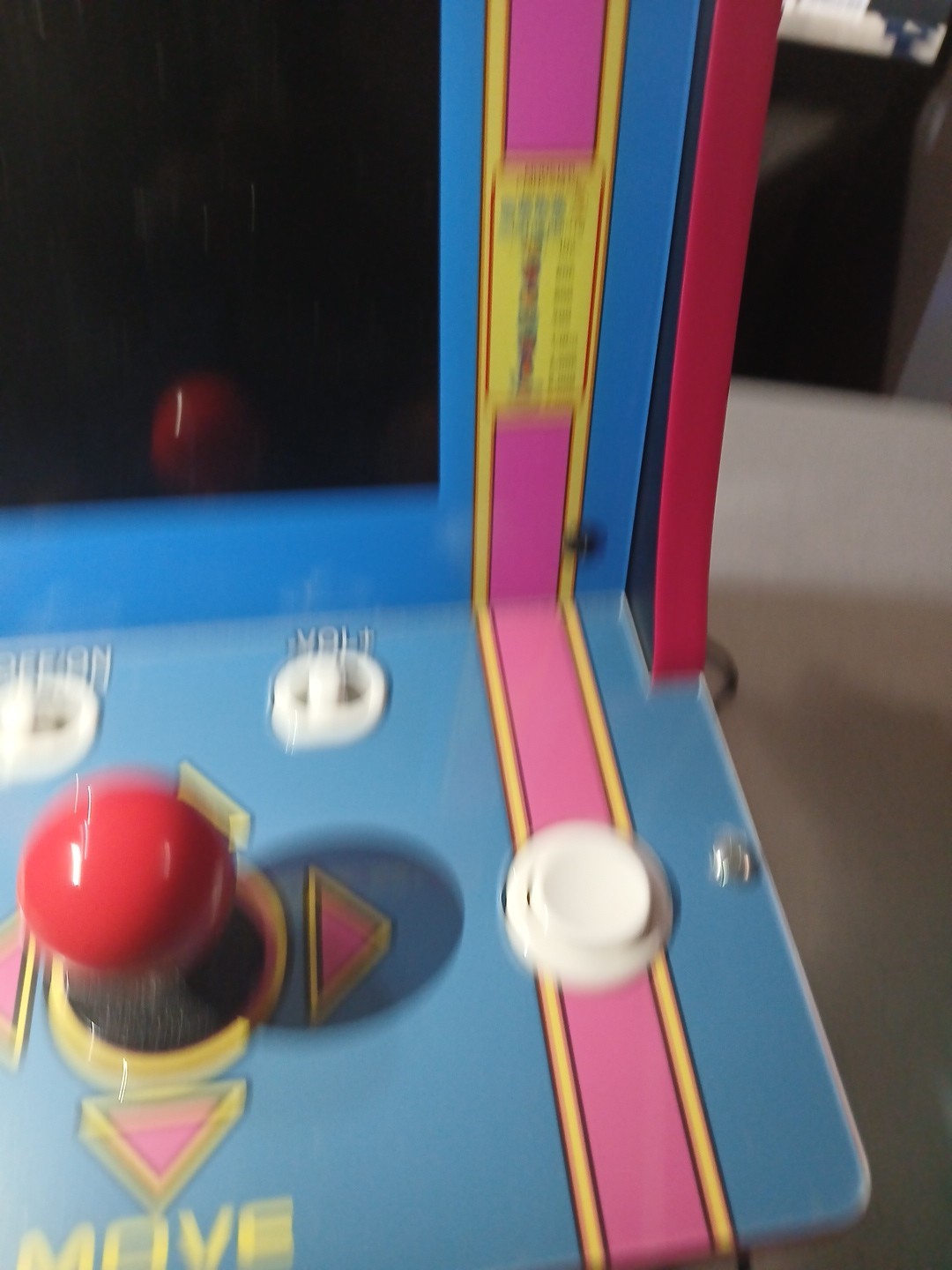 Arcade 1up 8261 Ms Pac-Man Tabletop Arcade GameSystem 16″ Tested – works