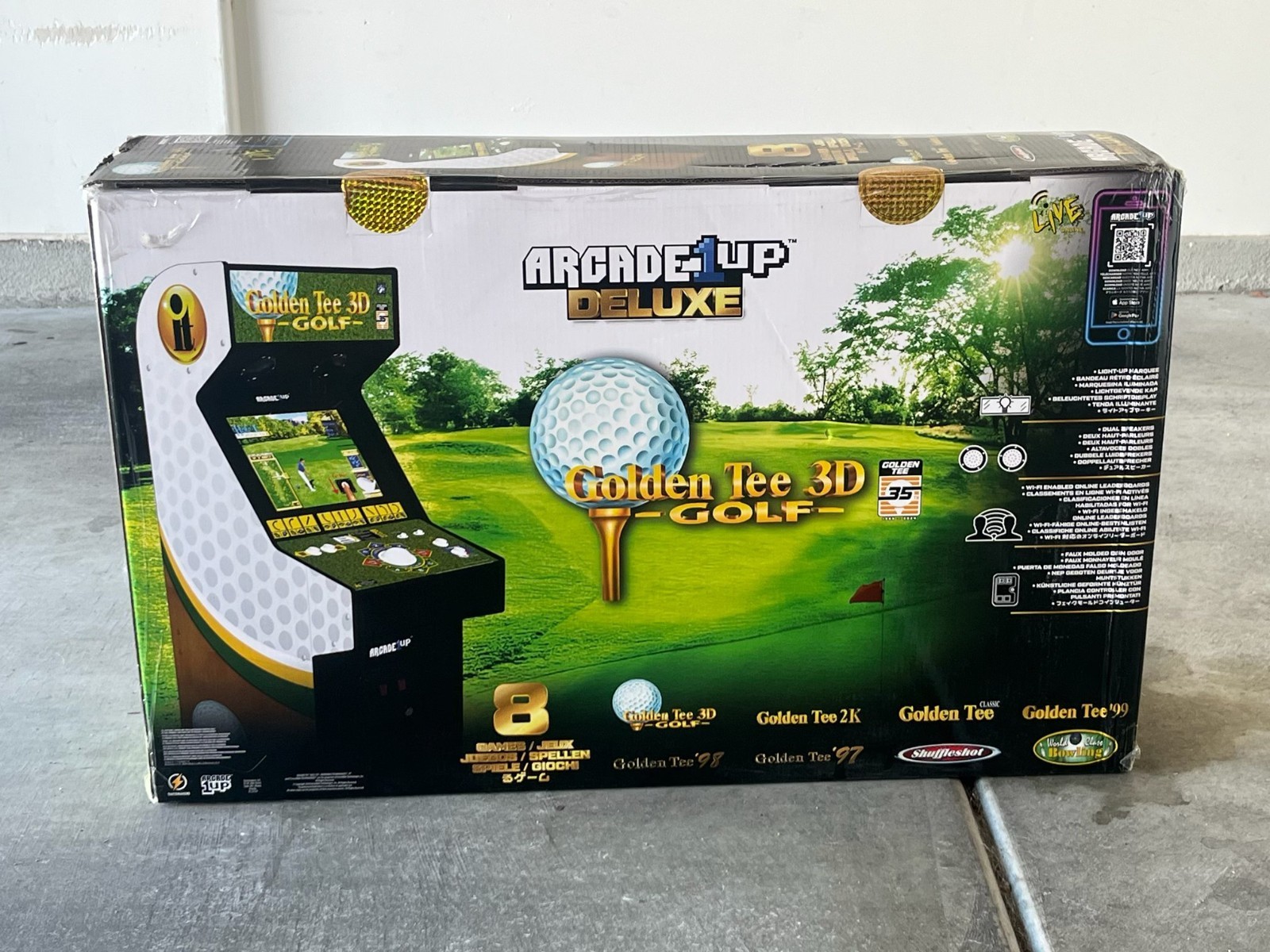 Golden Tee Golf 3D 35th Anniversary Deluxe Arcade Machine Arcade1Up (Brand New)