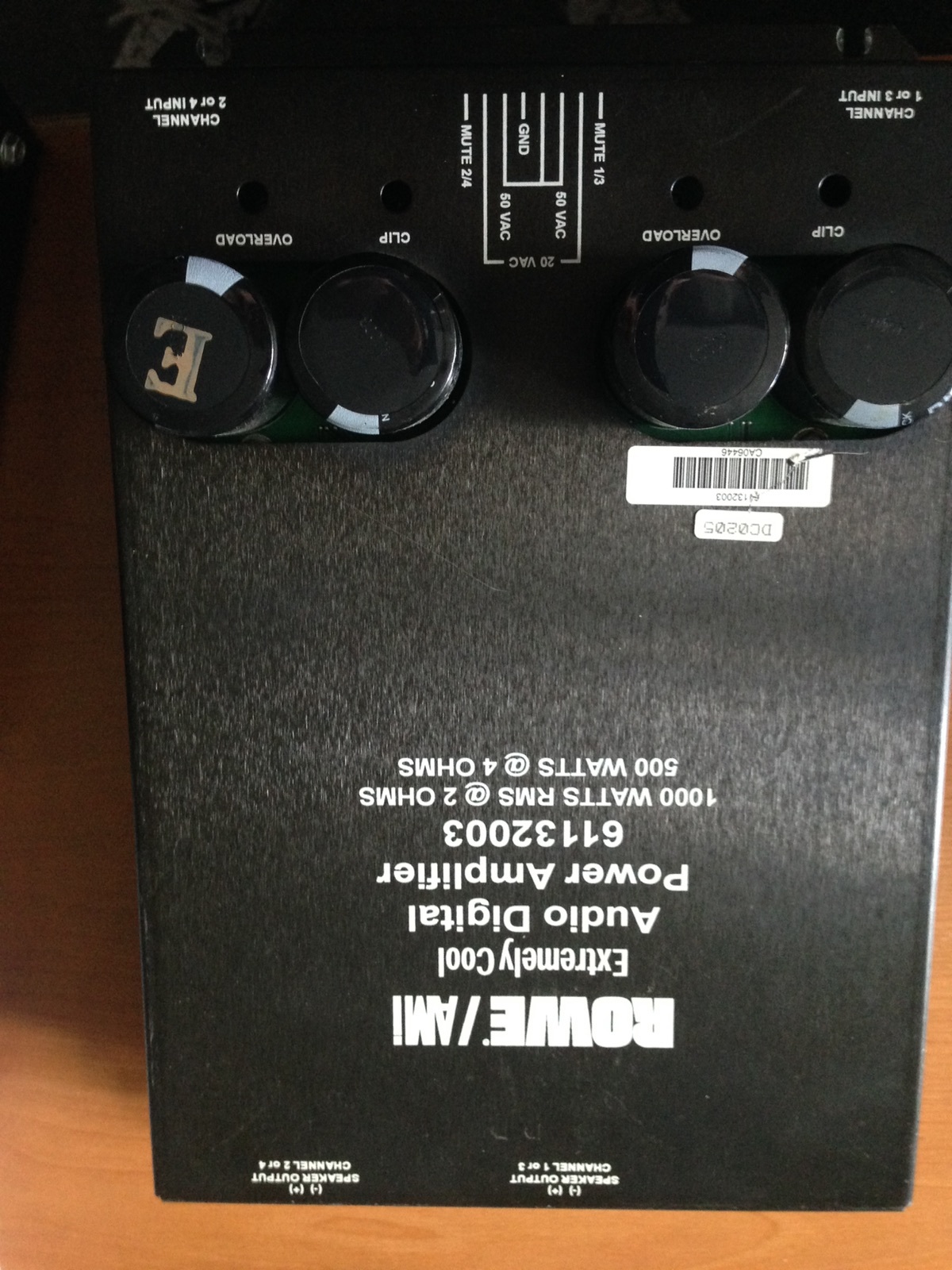 ROWE AMI AUDIO DIGITAL POWER AMPLIFIER FROM SATURN CD BOX–Free shipping