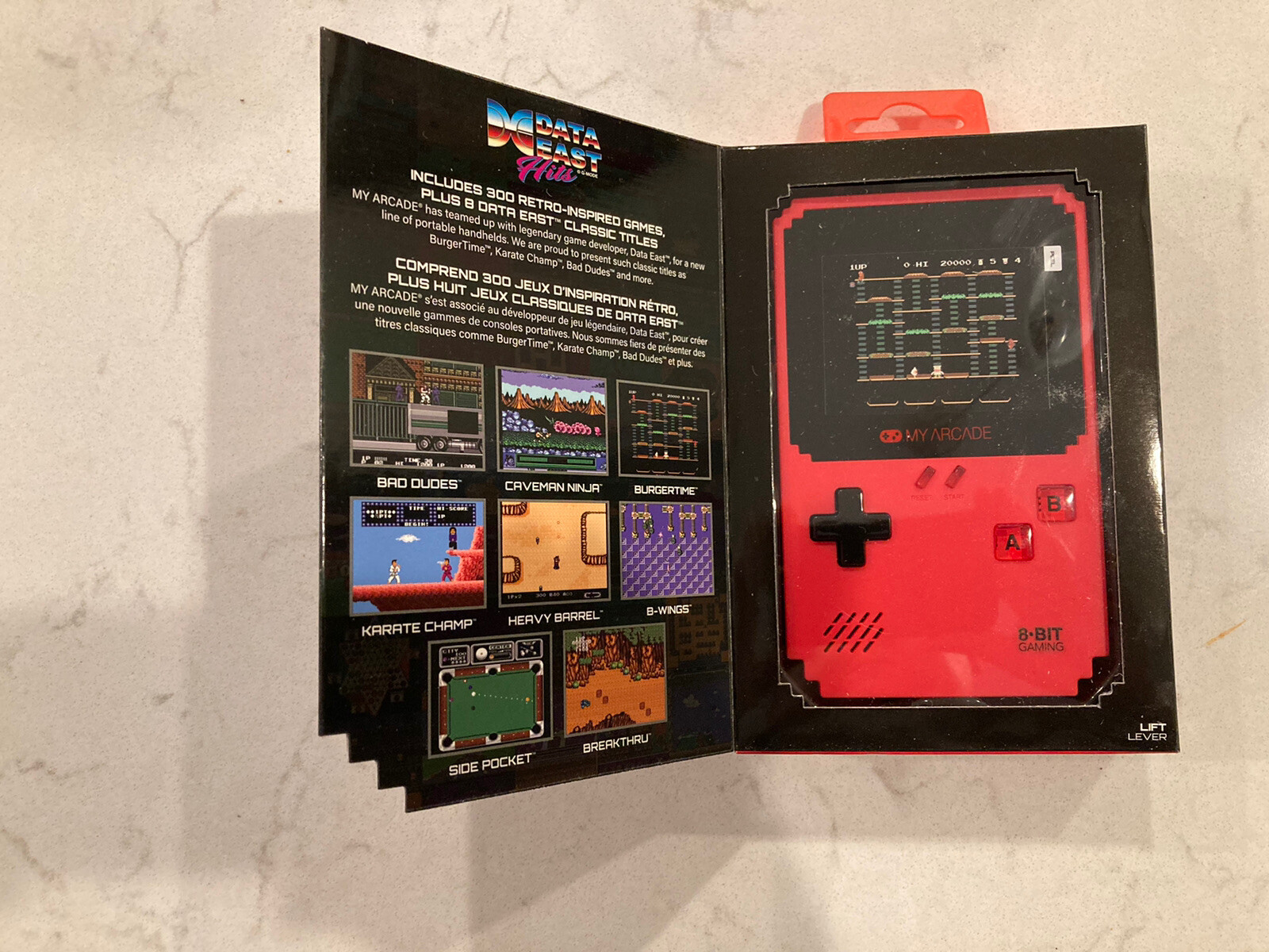 DATA EAST HITS MY ARCADE Portable Gaming System 300 Games New Classic Bad Dudes