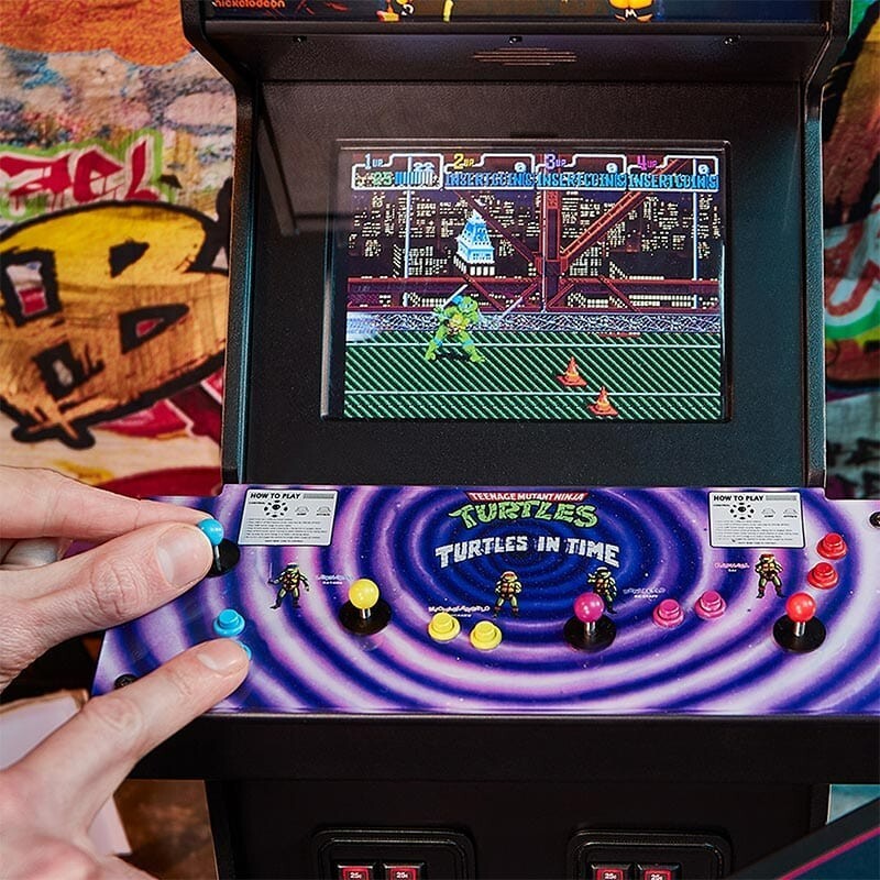 Official TMNT – Turtles in Time Quarter Size Arcade Cabinet-Exclusive Signed CE