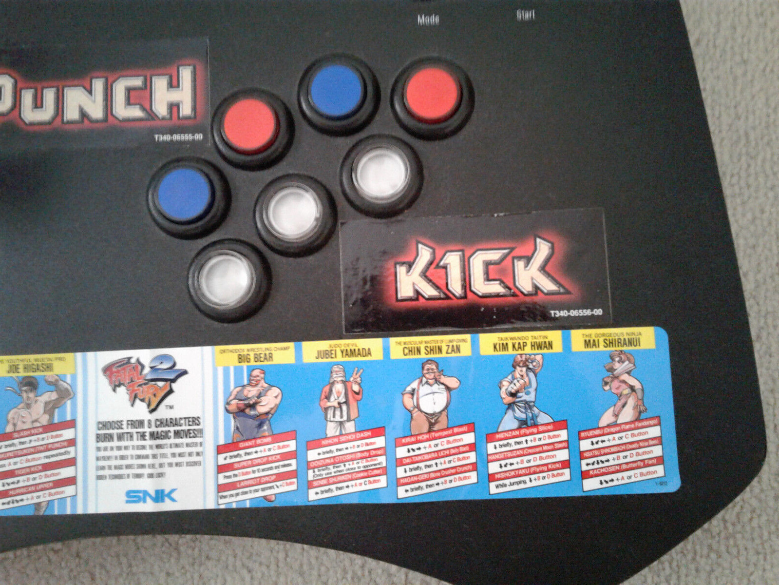 Used, custom built JAMMA arcade supergun for PCB boards – home arcade system