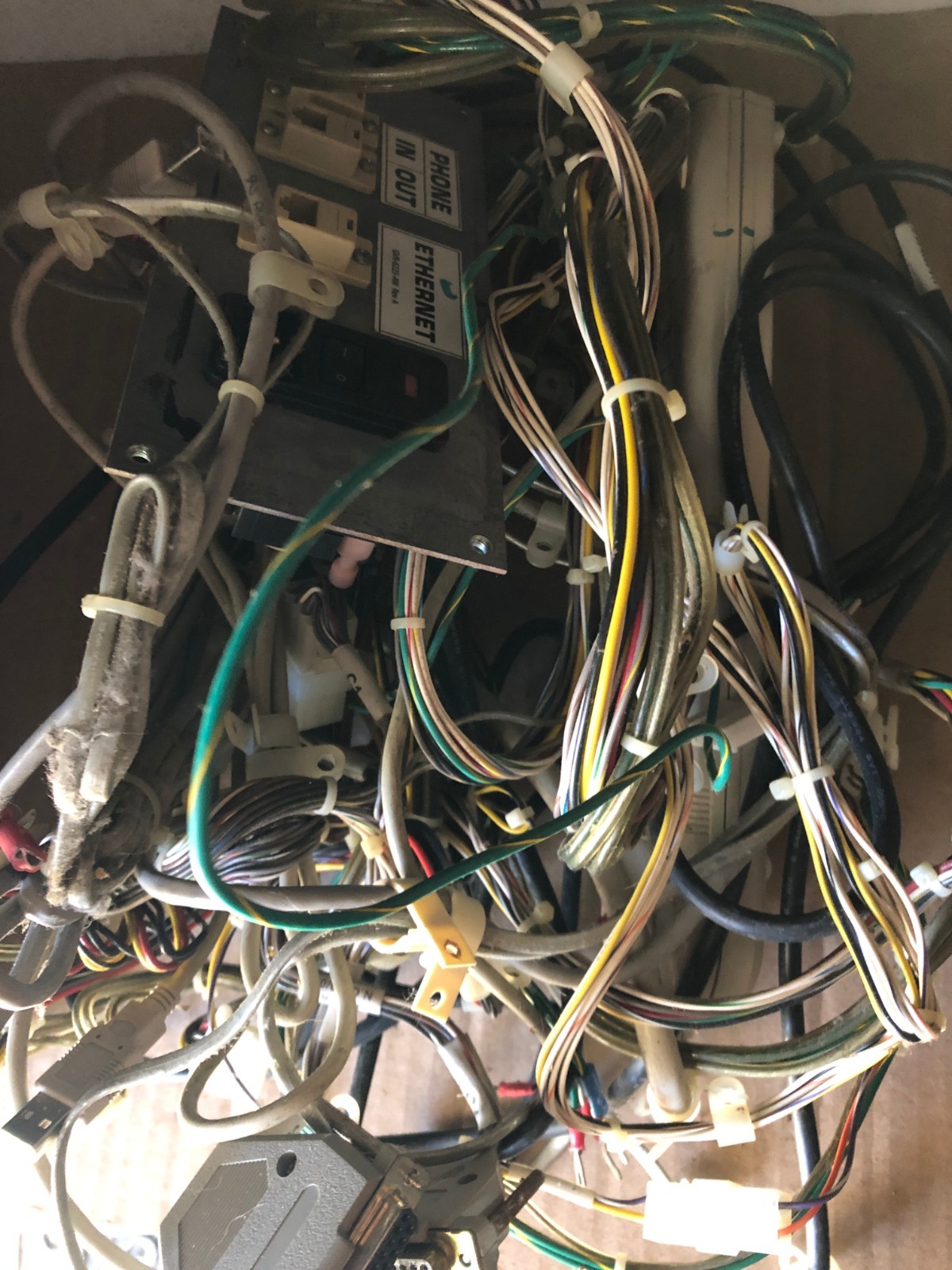 NEED FOR SPEED UNDER GROUND SITDOWN CABINET WIRE HARNESS’S ORIGINAL X2 ARCADE