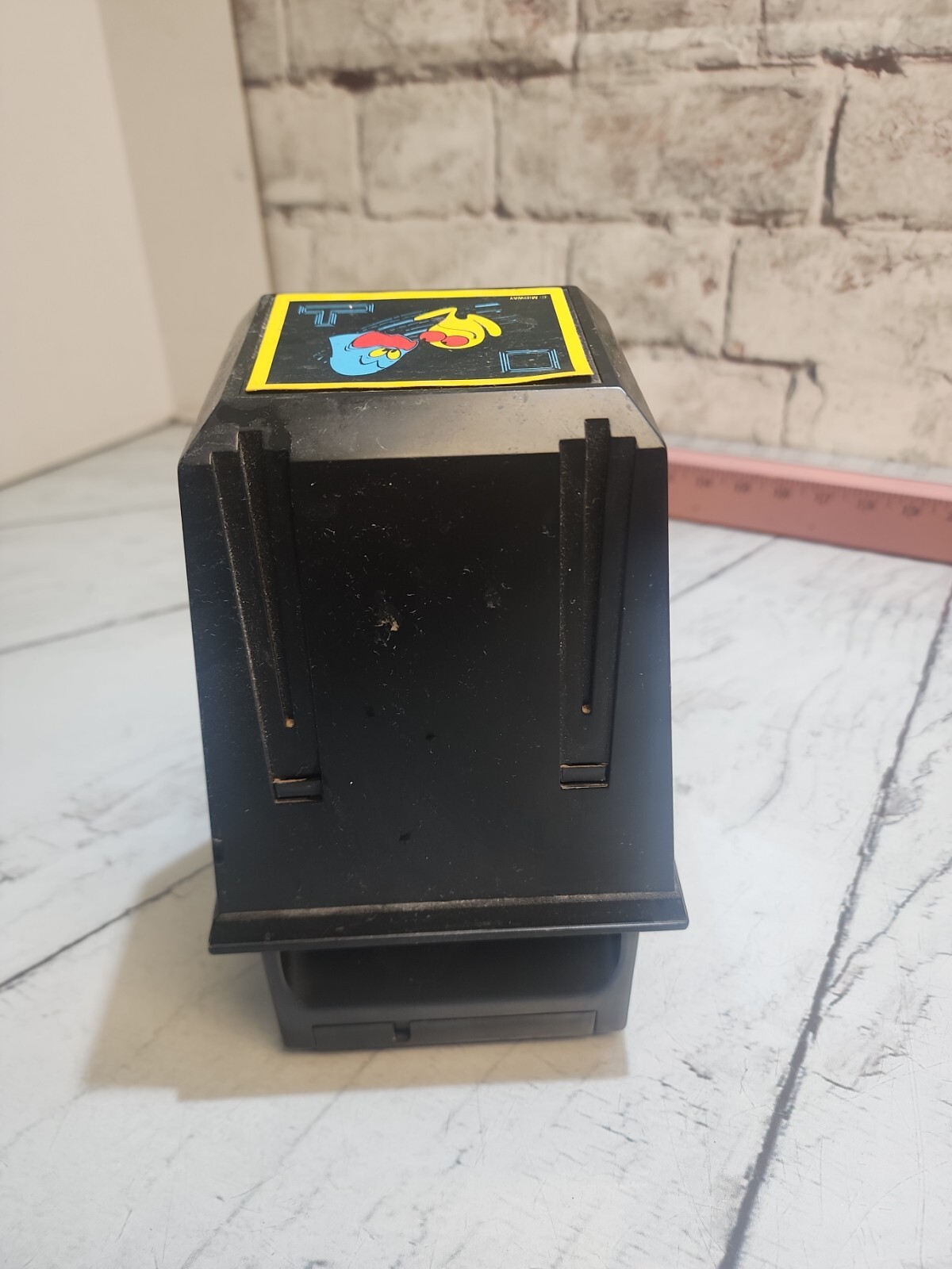 Vtg 1981 Coleco Pac-Man Mini Arcade Table Top Working w/ Battery Cover Game