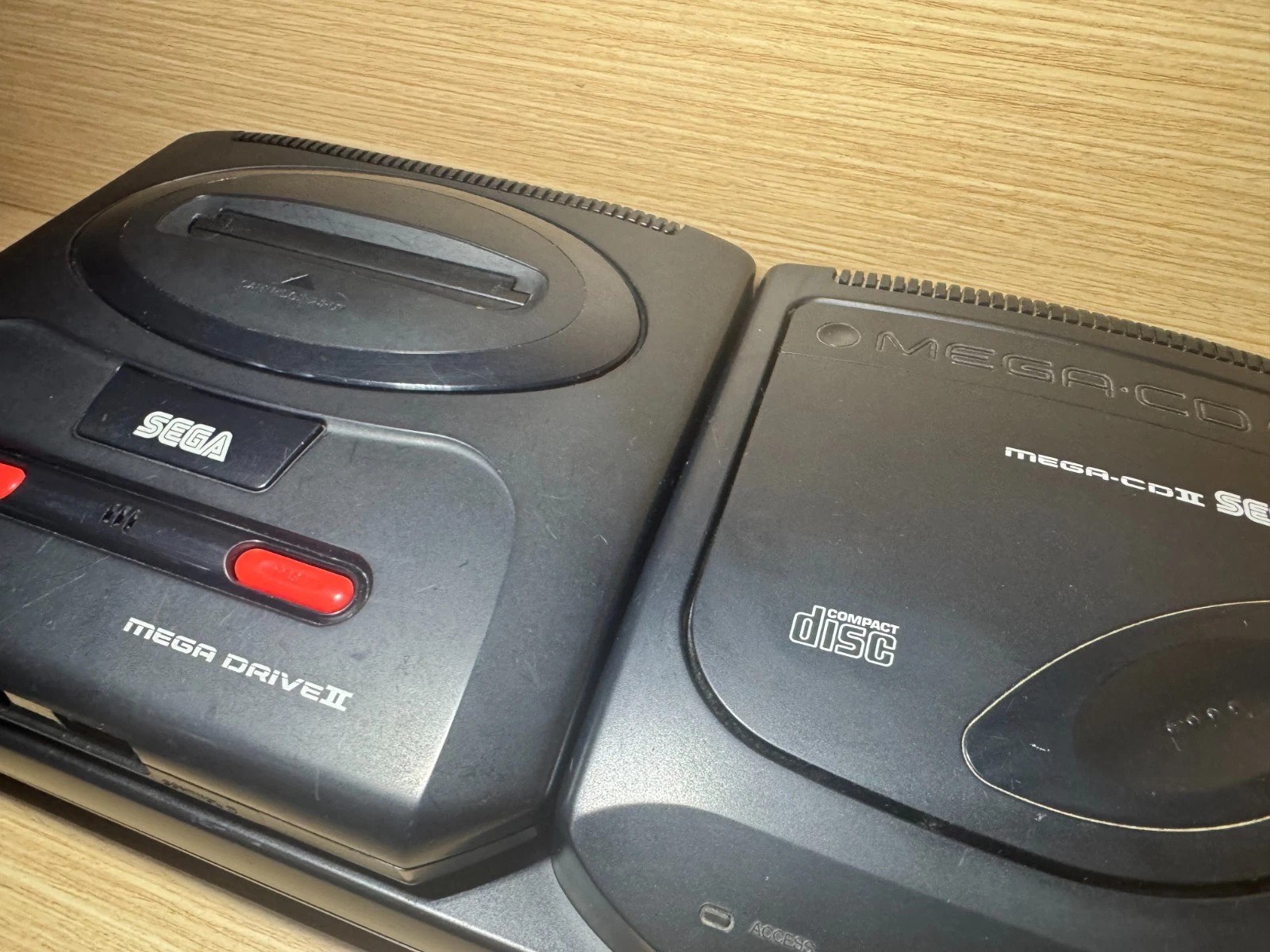 READ INFO- Sega Mega Drive II Console + Mega-CD II , EUROPEAN MEGA CD DRIVE 2
