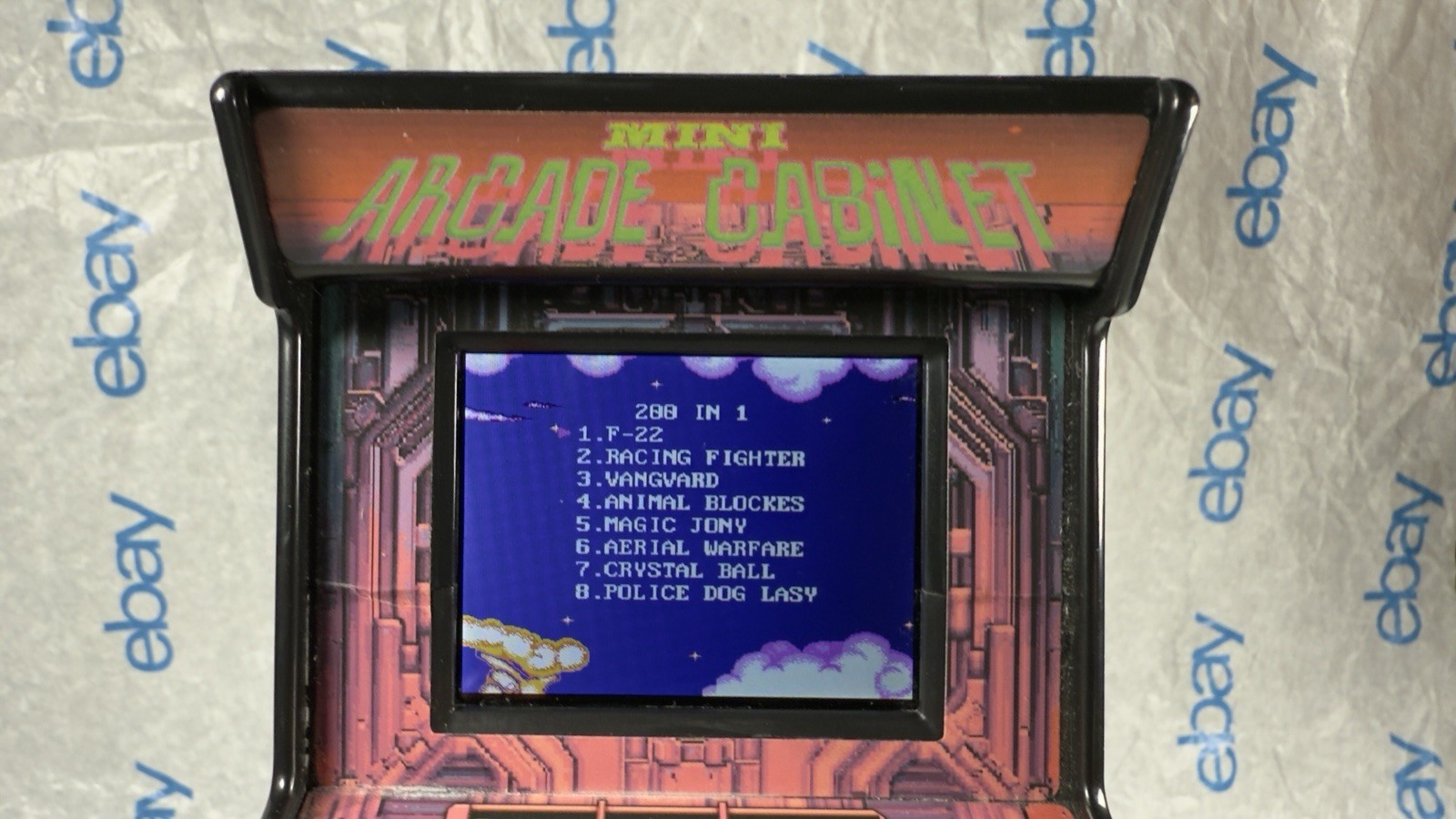 Mini Classic Arcade 200 In 1 Game Cabinet Machine Retro Handheld Video Player