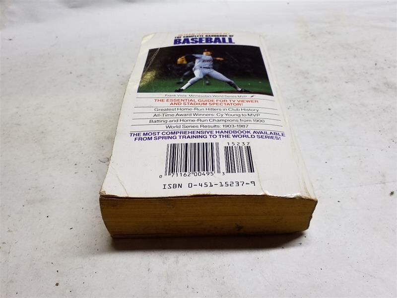1988 The Complete Handbook of Baseball 18th Edition – Edited by Zander Hollander