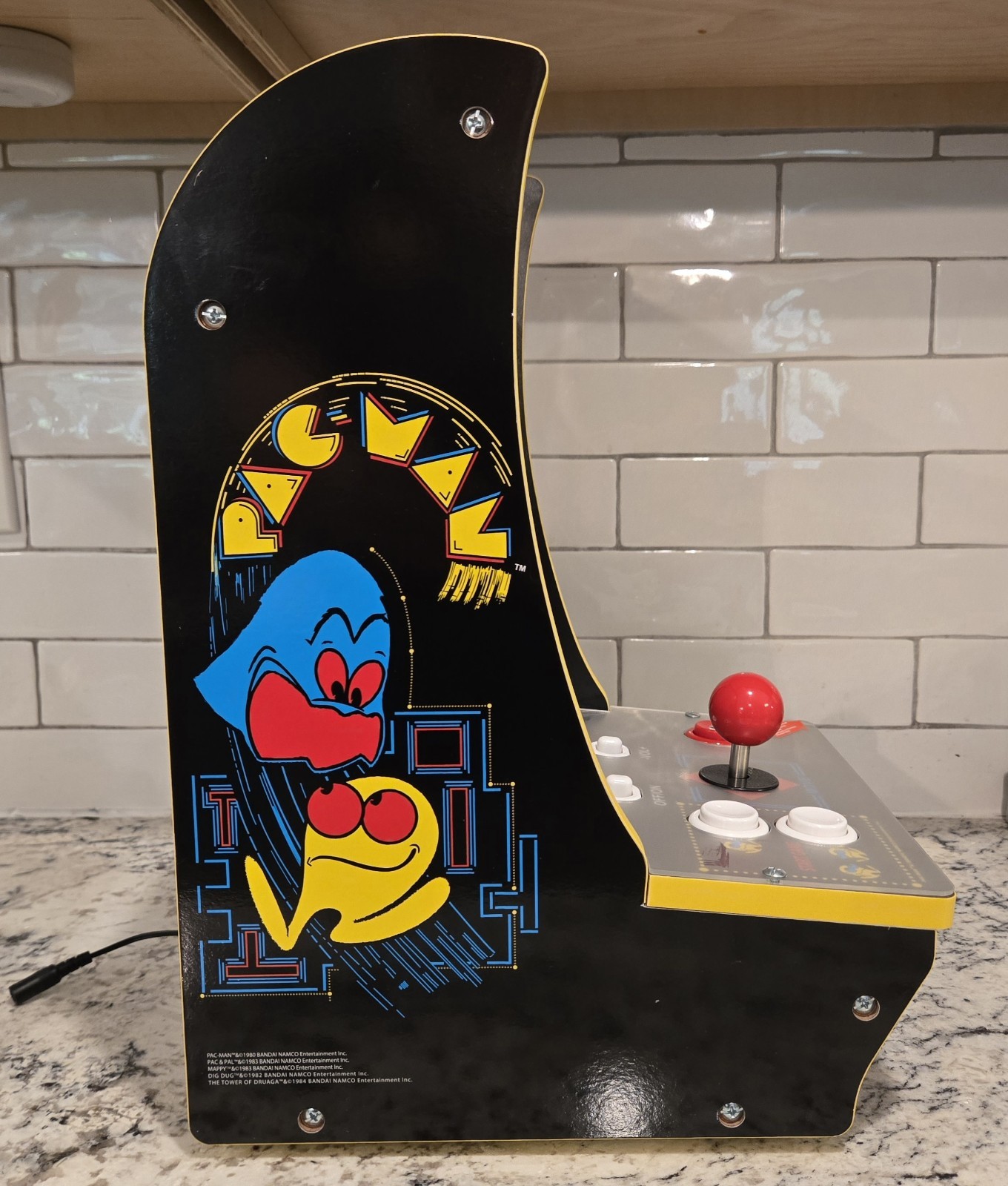 Arcade1Up Pac-Man Countercade New Open Box 5-in-1 Tabletop Tested Pac-C-10178