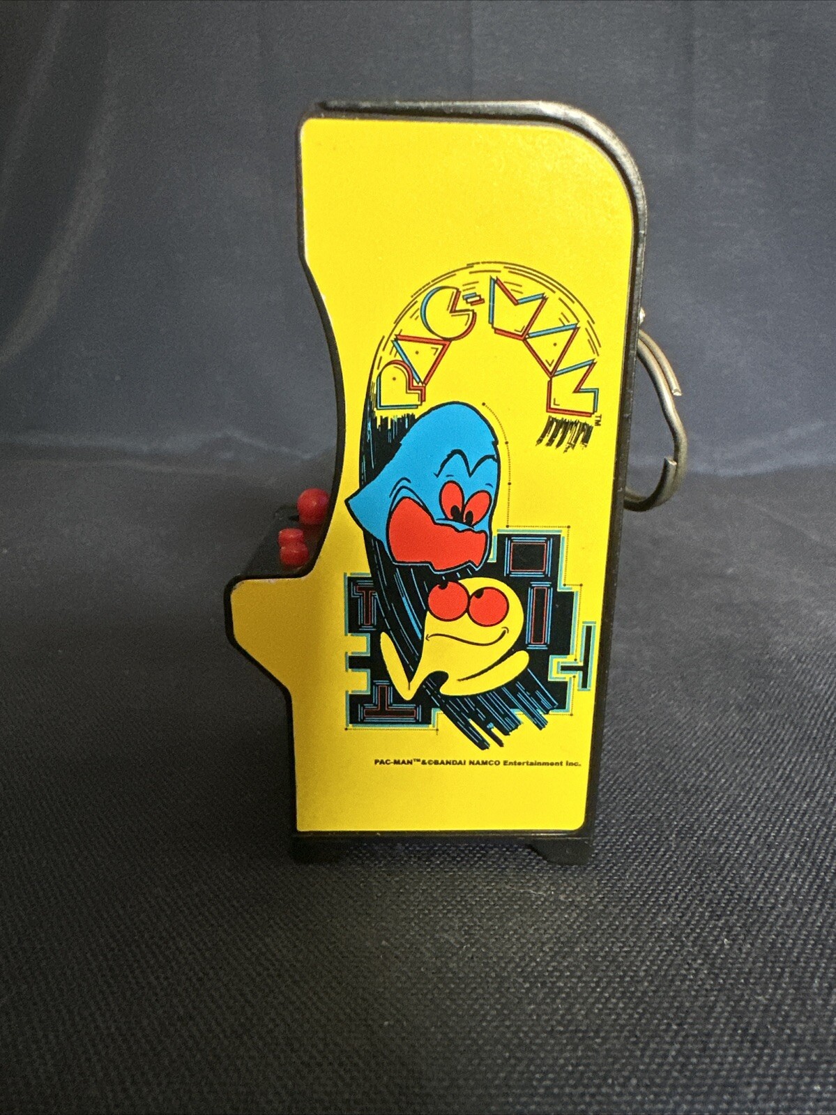 Pac-Man Miniature Arcade Game Keychain 2018 Tested And Works Scratch On Screen