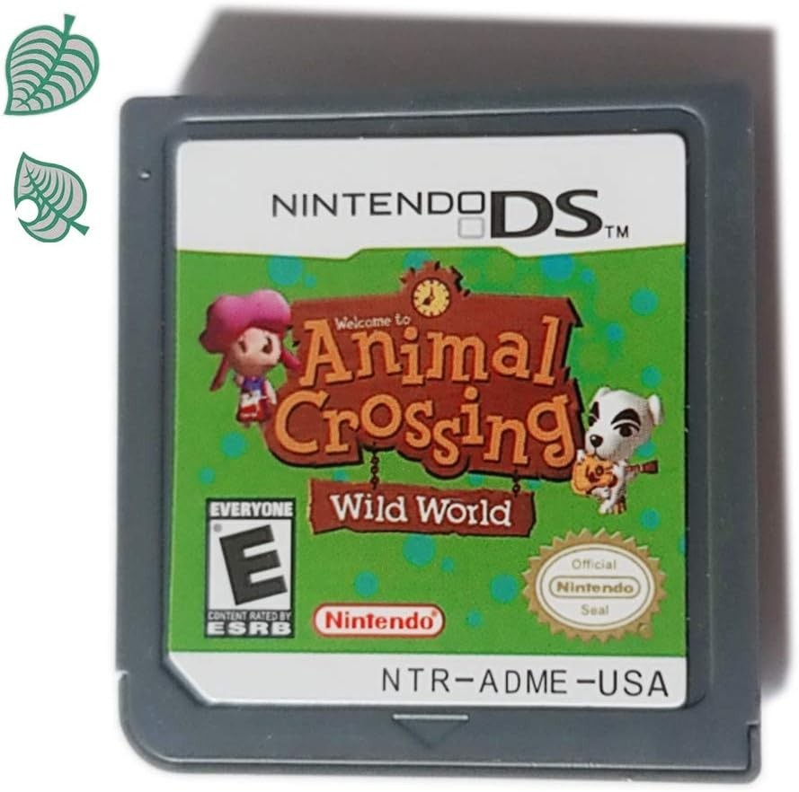 Animal Crossing Wild World DS Game Card for DS 2DS 3DS NDS DSI NDSI XL Lite US