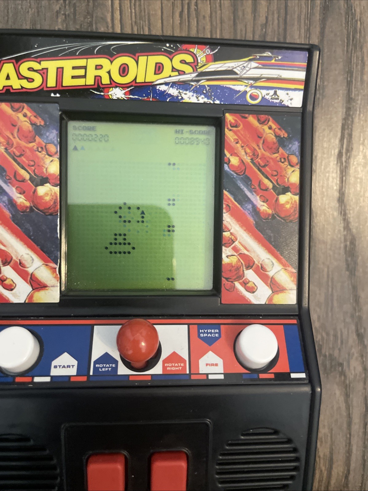 Asteroids Mini Handheld Replica 1979 Atari Classic Arcade Game WORKS