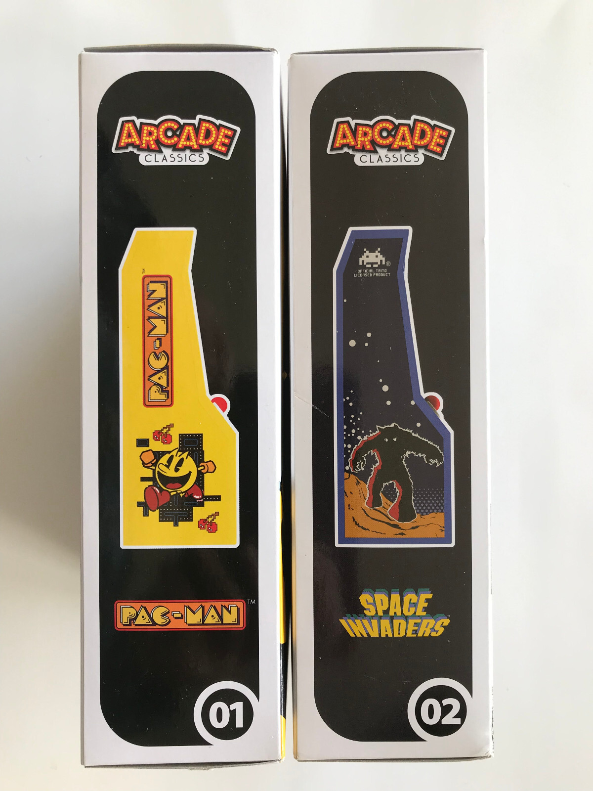 2 Bridge Direct Basic Fun Arcade Classics 01 Pac-Man 02 Space Invaders 2016 NEW