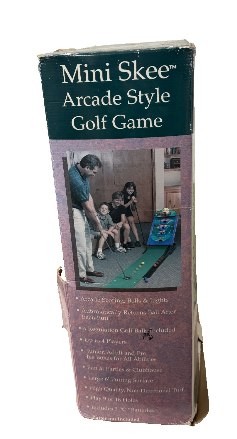 Club Champ Mini Skee Arcade Style Golf Game *In Box *Check Description