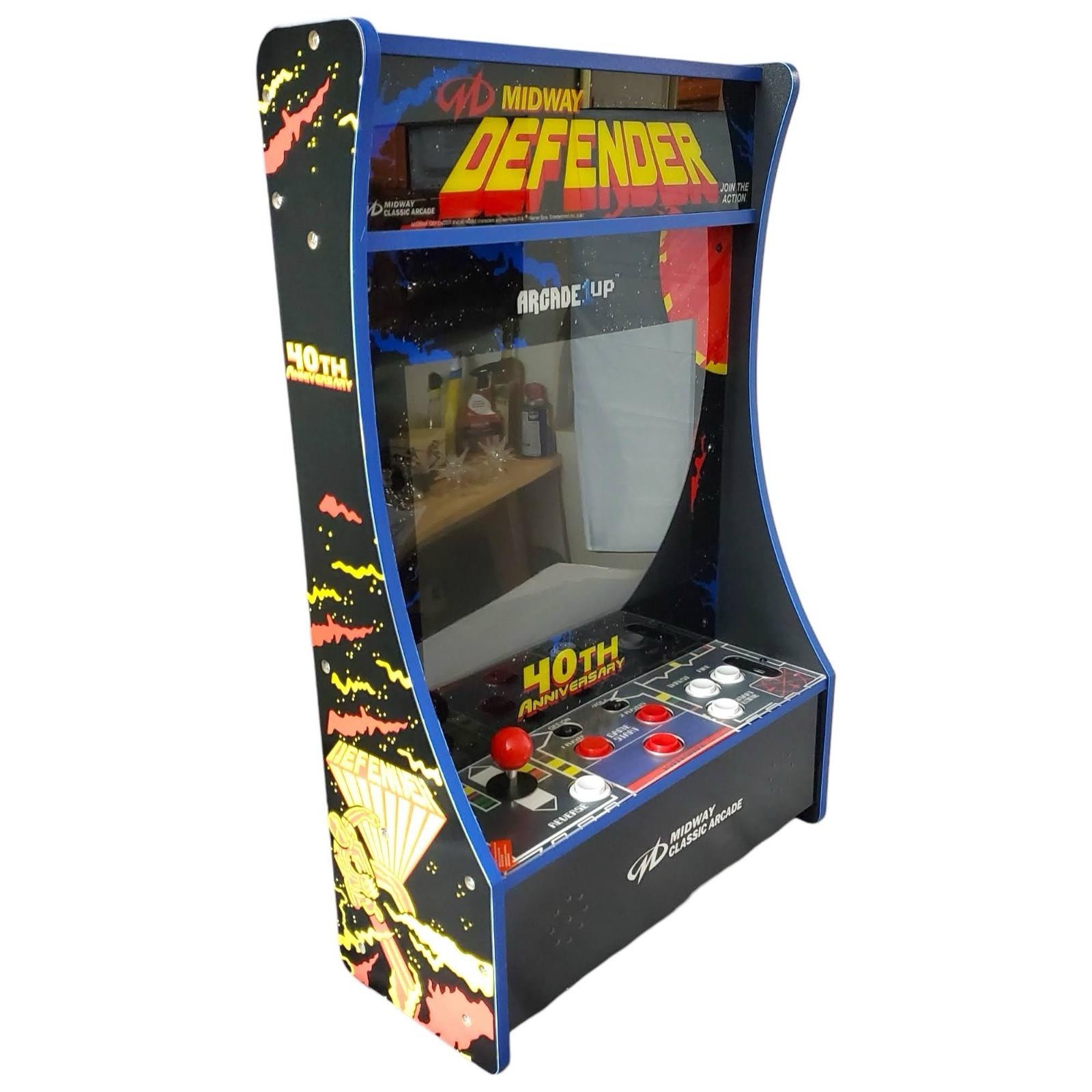 Arcade1UP Defender Partycade Williams Arcade Cabinet 10 Games in 1 Sinistar Gorf